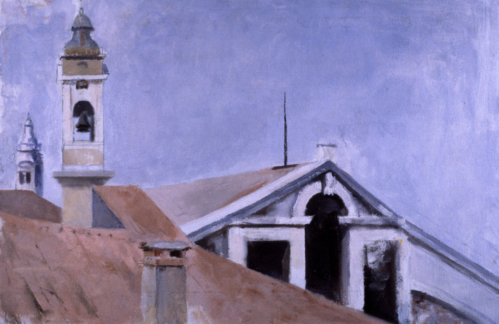 San Giuliano, 13 x 20 inches, oil on canvas on board, 1985.