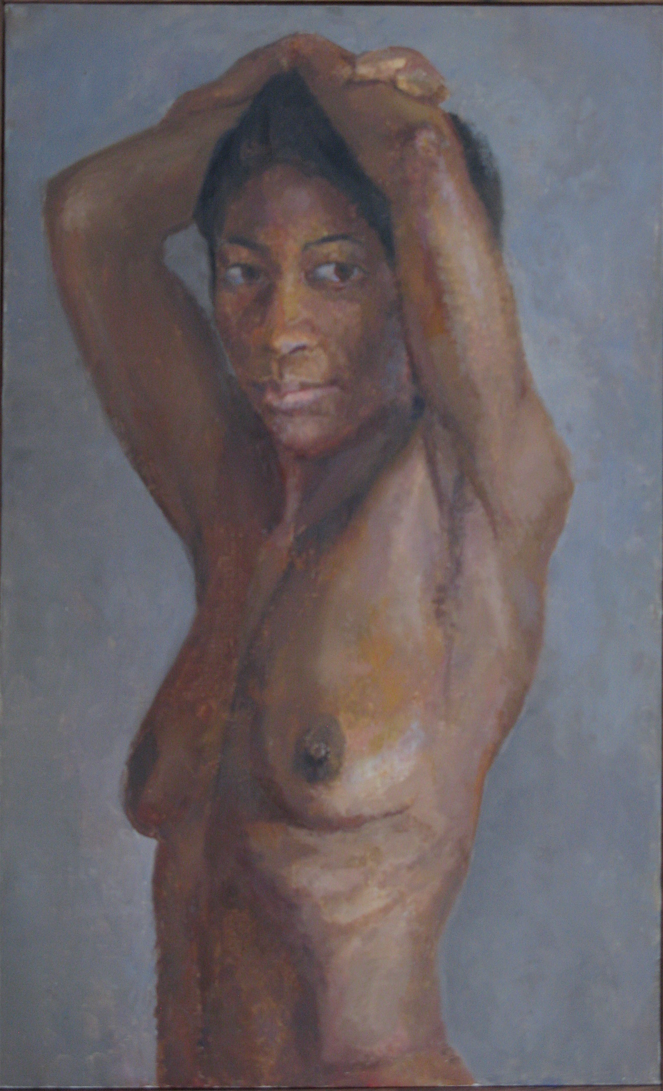 Female Nude, 26 x 16 inches, oil on linen, 1999.
