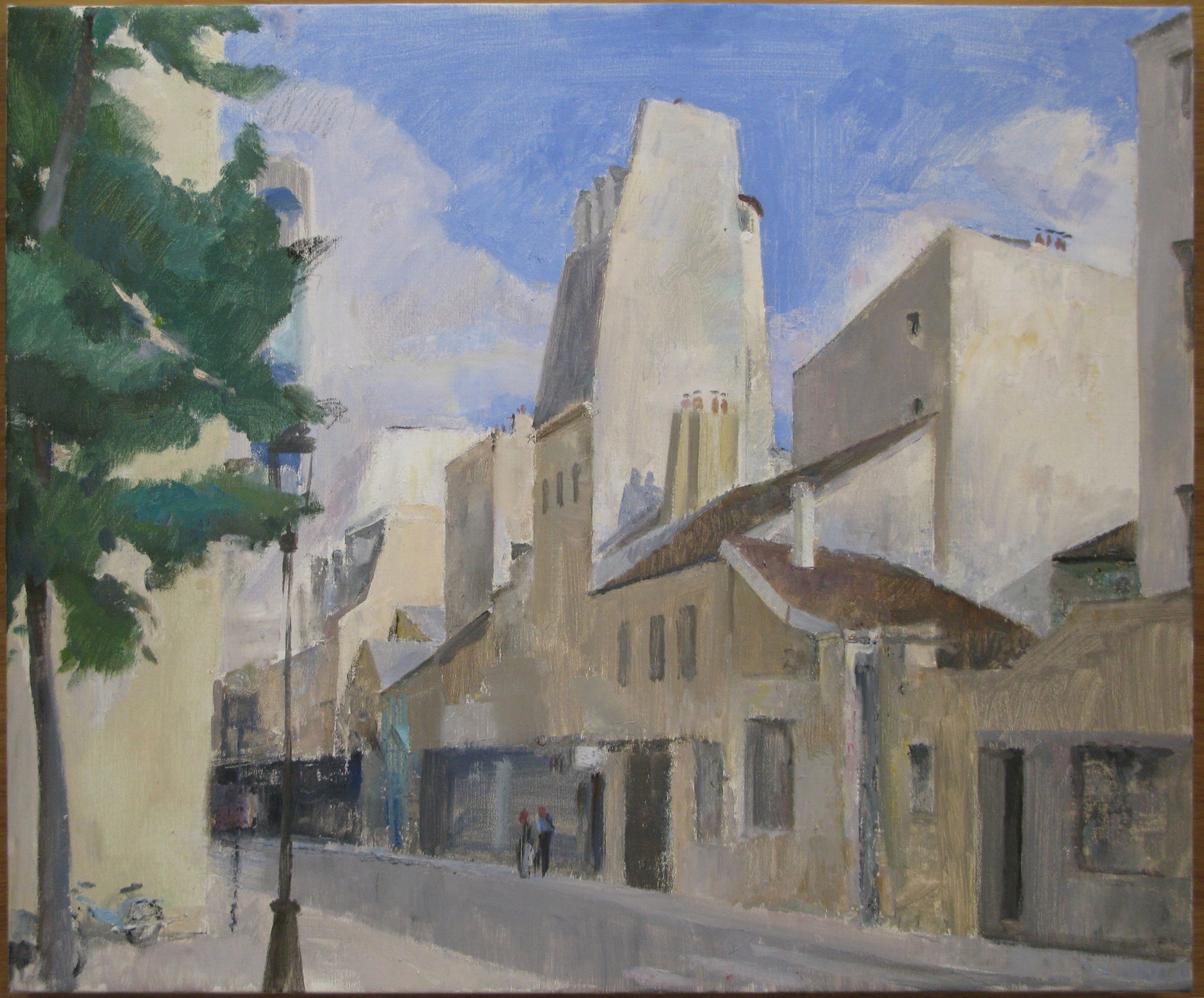 Rue de Charenton, 23 x 28 inches, oil on linen, 2016.