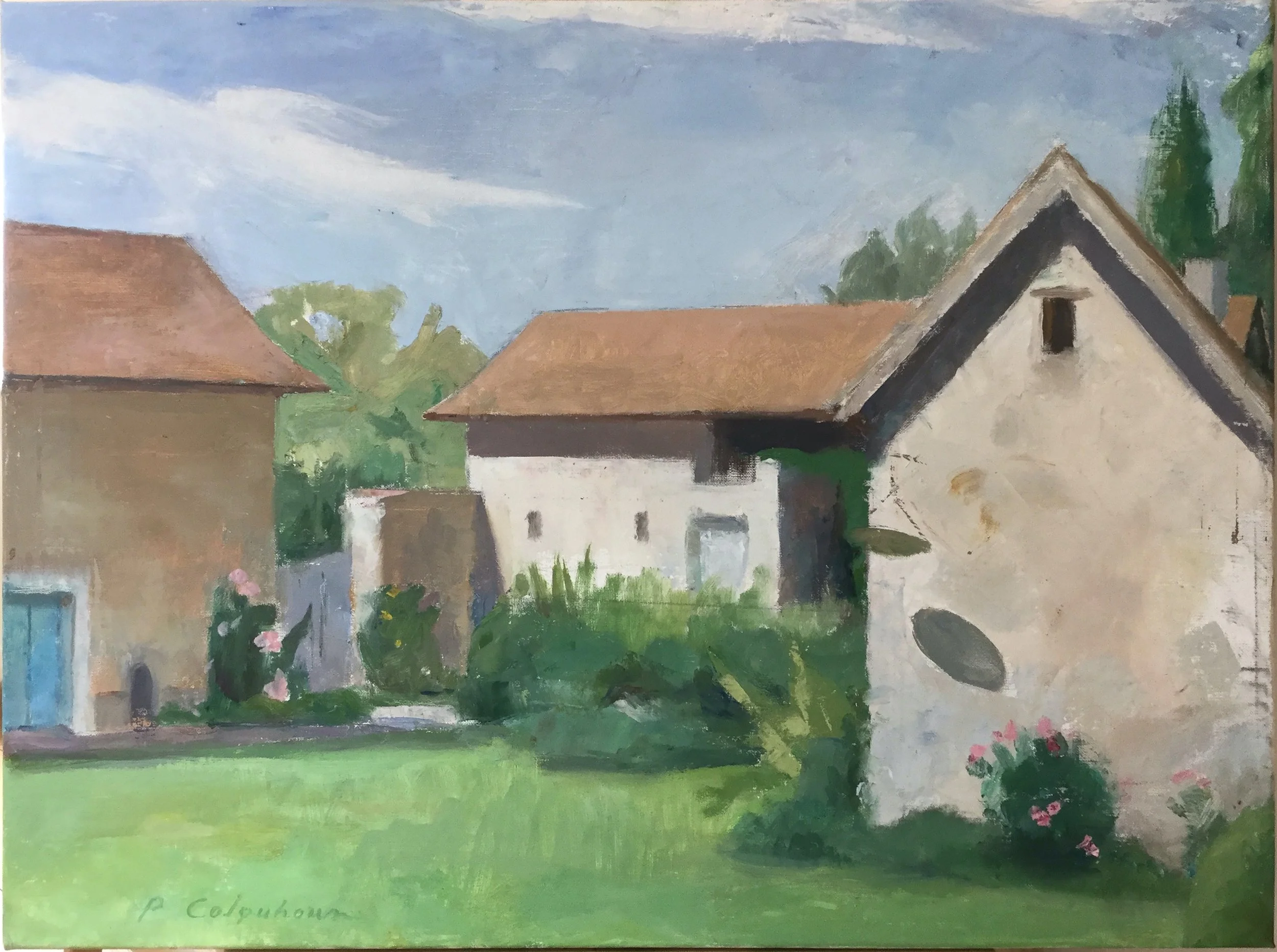 Behind the Mill 18 x 24 inches, oil on linen