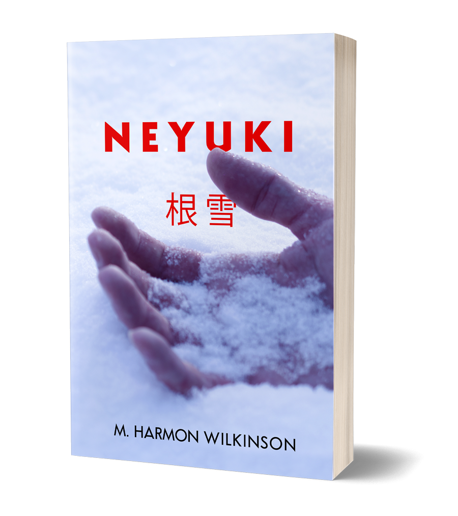 Book cover: corpse's hand in the snow