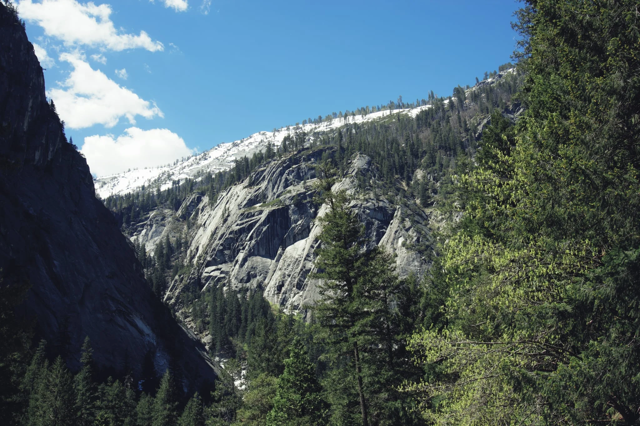 Canyon View from the Mist Trail in Yosemite
