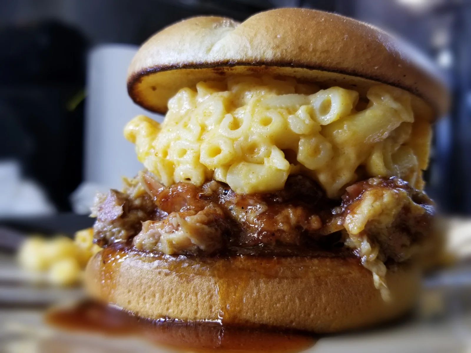 5 Mac Attack
5 Pork Slaw 5 Pulled Pork & Hot Link 5 Pulled Chicken Cost: 205.00