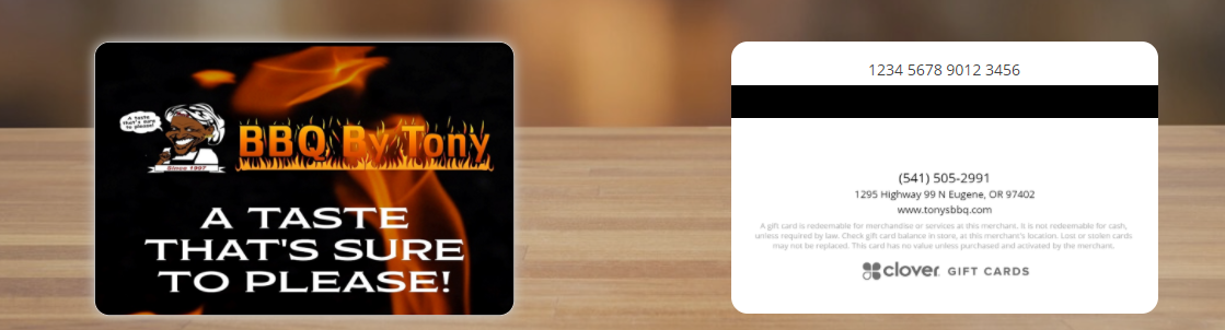 gift cards — bbq by tony gift cards — bbq