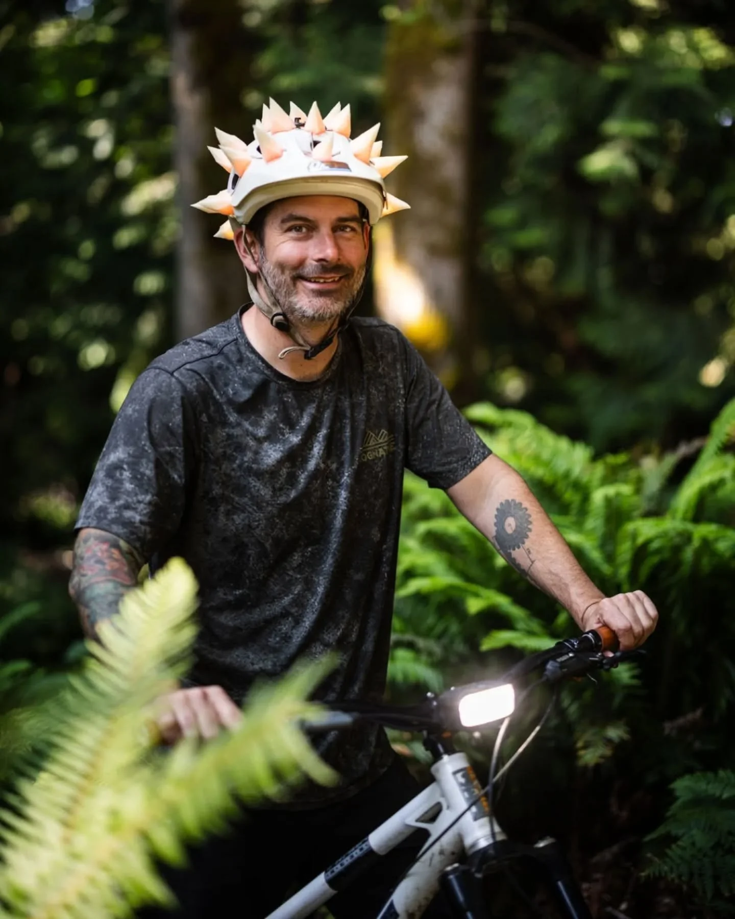 &quot;Mountain biking was the first thing that never let me plateau. Every ride there&rsquo;s a new line, a tiny lesson. It demands my full attention&mdash;if my mind wanders, I crash&mdash;so it quiets the noise. It&rsquo;s the only place my hyperac
