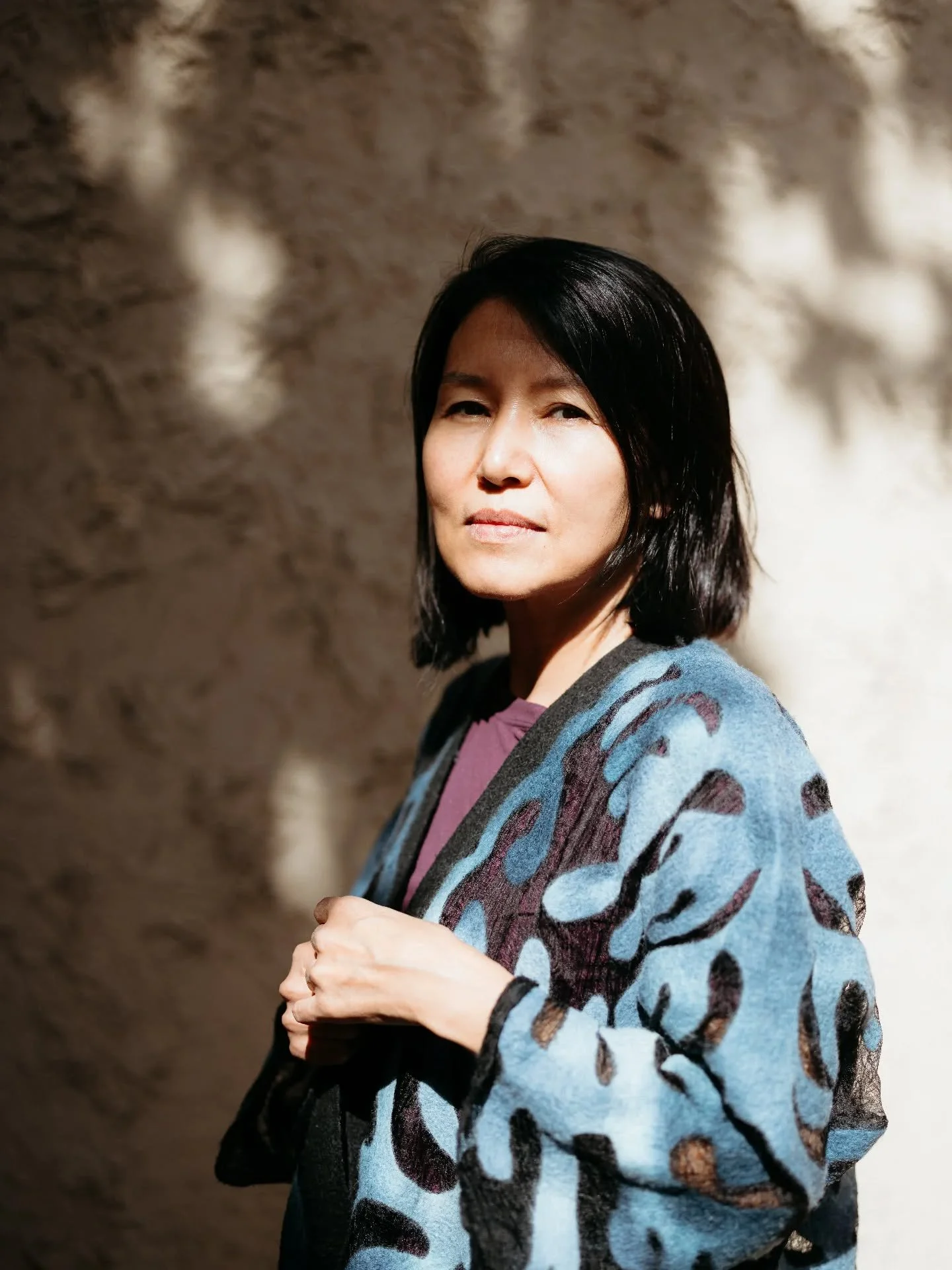 This is a sneak peek of Alia. She is a felting enthusiast who beautifully combines silk and wool into wearable pieces. Speaking with her was good for the soul and it is almost inaccurate to share a photo of her not smiling because we were both smilin