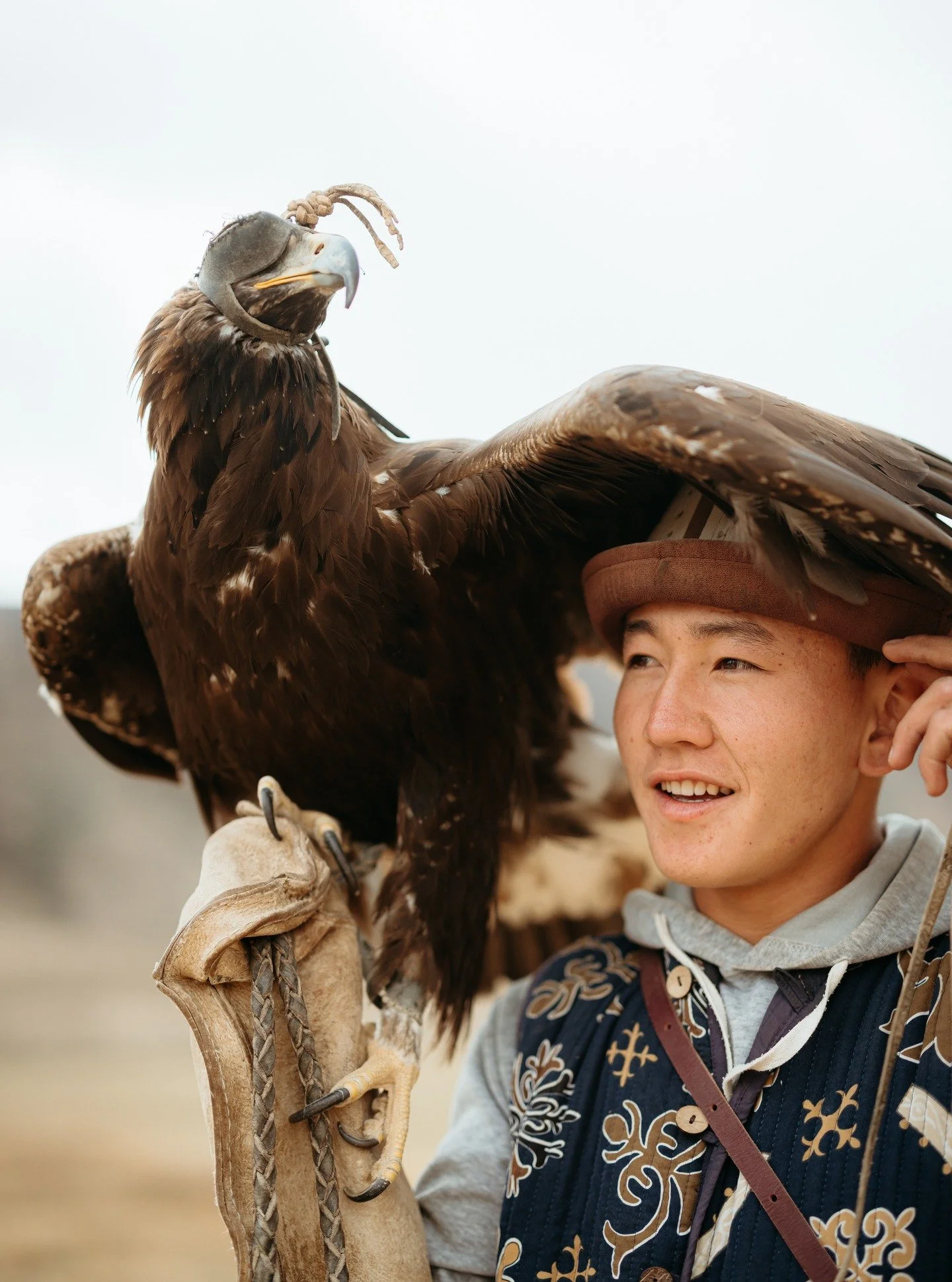 SNEAK PEEK: This is Osmonov Adil- an eagle hunting enthusiast (hunting game with the help of eagles, not hunting FOR eagles). The bond he has with this bird was incredible to witness.