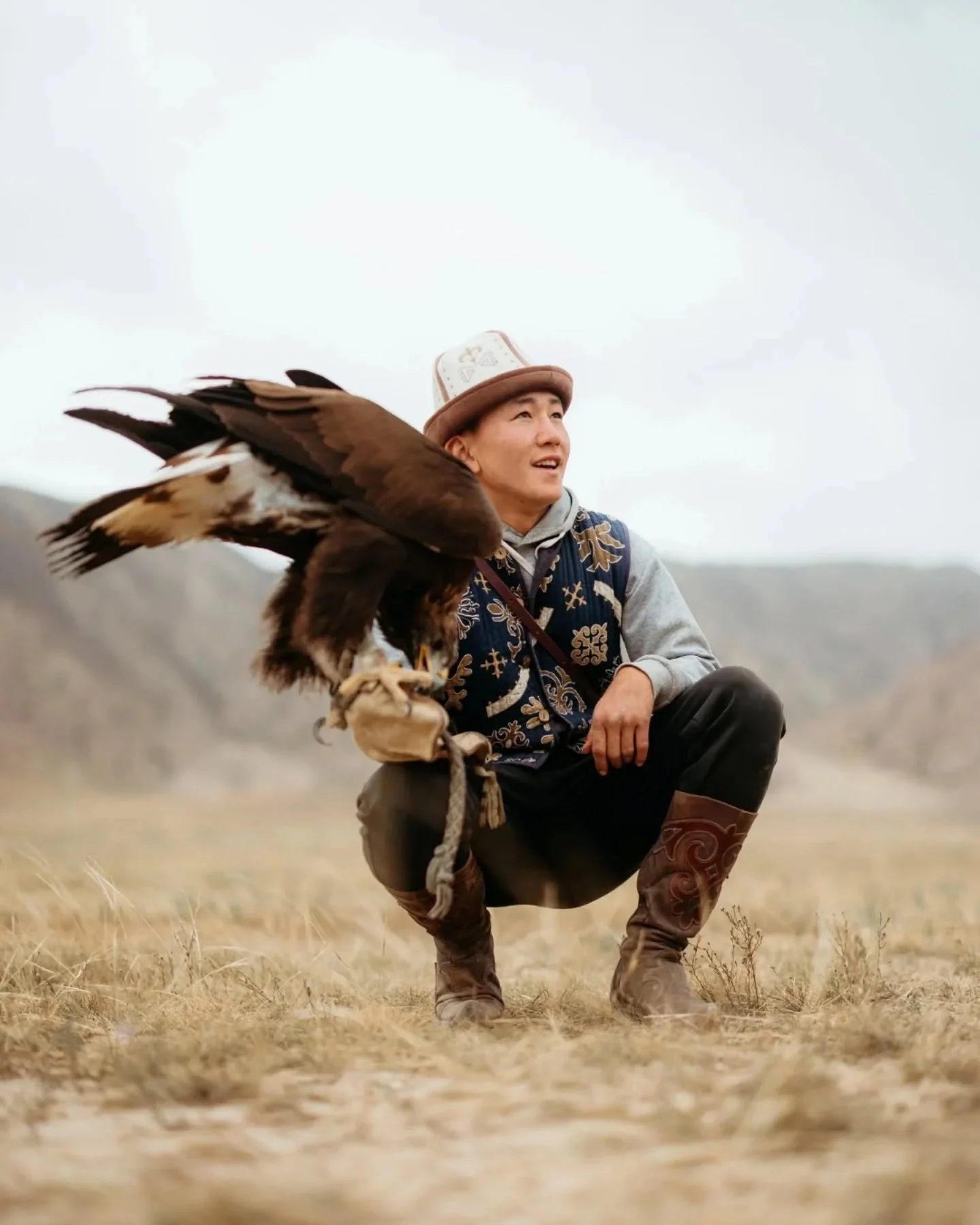 &ldquo;Eagle hunting is in my blood. My grandfather was an eagle hunter, my father is an eagle hunter, and now it has come to me. It is passed from generation to generation.
Since I was young, I have loved animals. I love horses, I love hunting, I lo