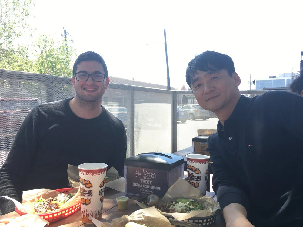 Lunch at Torchy's Tacos in March 2018