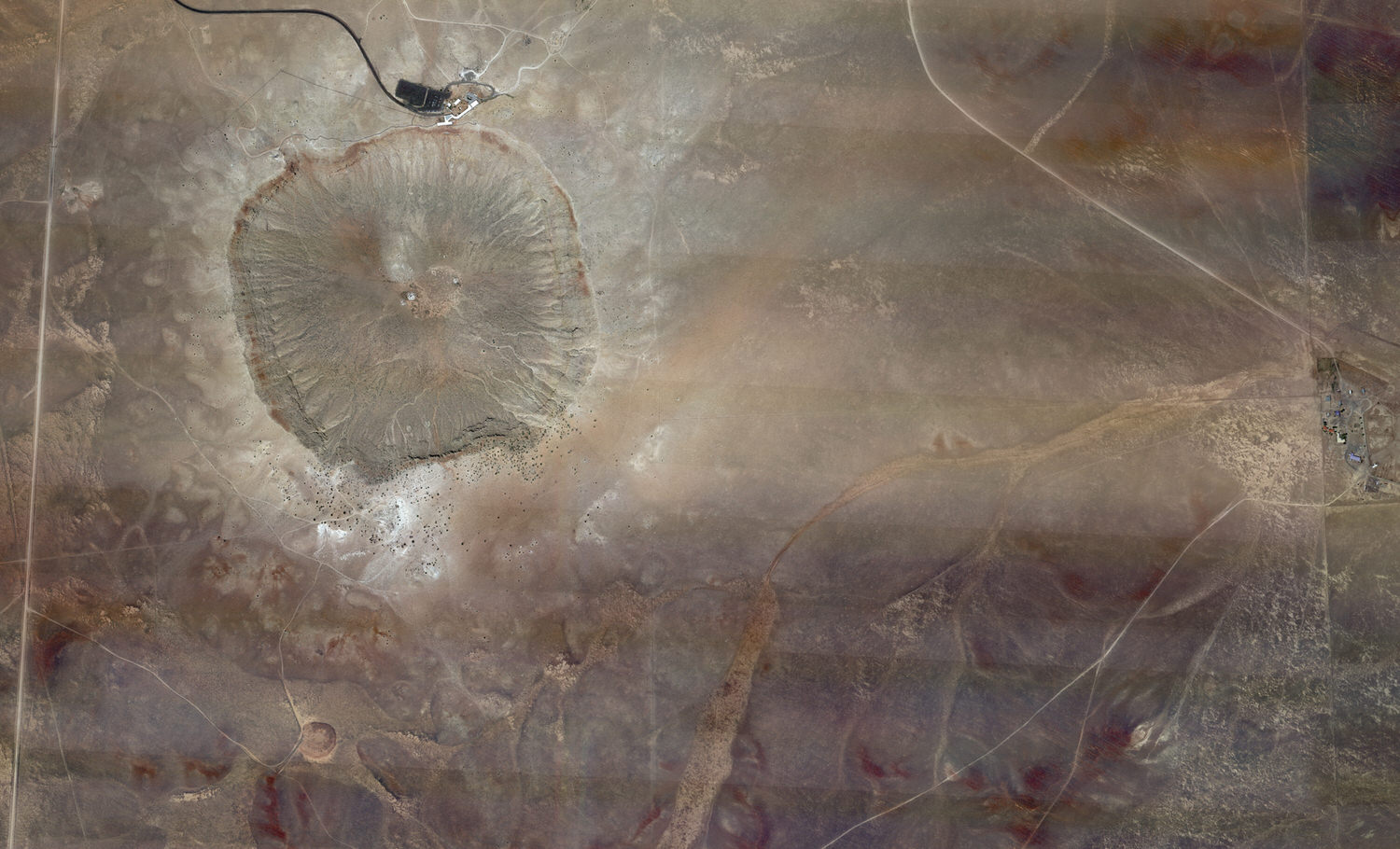  Meteor Crater, Coconino County, Arizona), 2013. Archival pigment print
