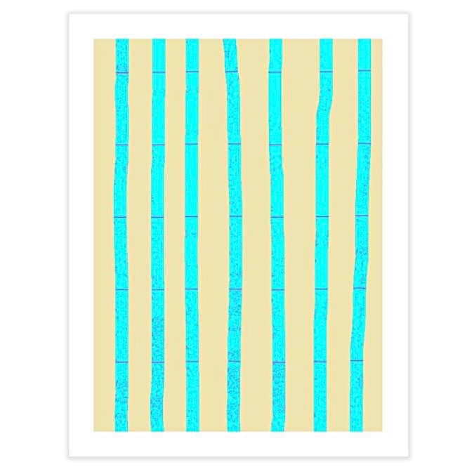 NEON BAMBOO 9 graphic available in print