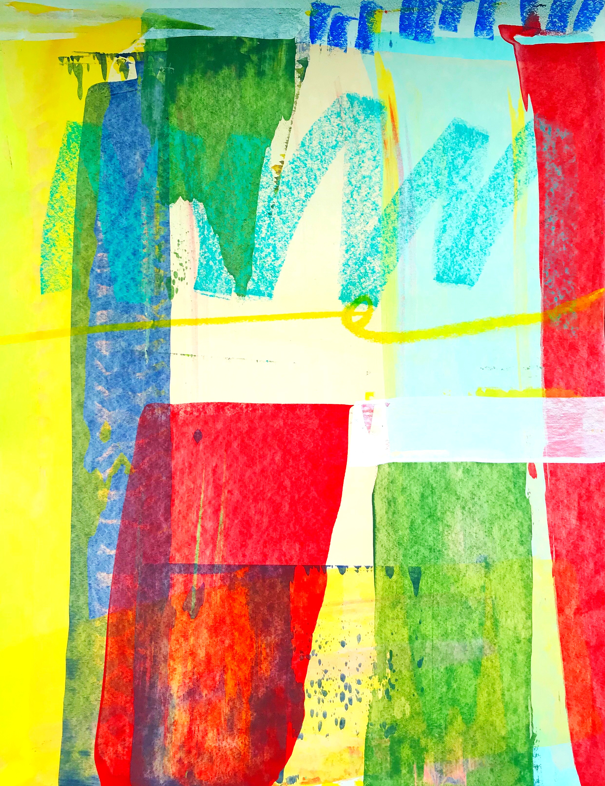 color play 29 (2017) watercolor, acrylic, pastel on watercolor paper 16 x 20