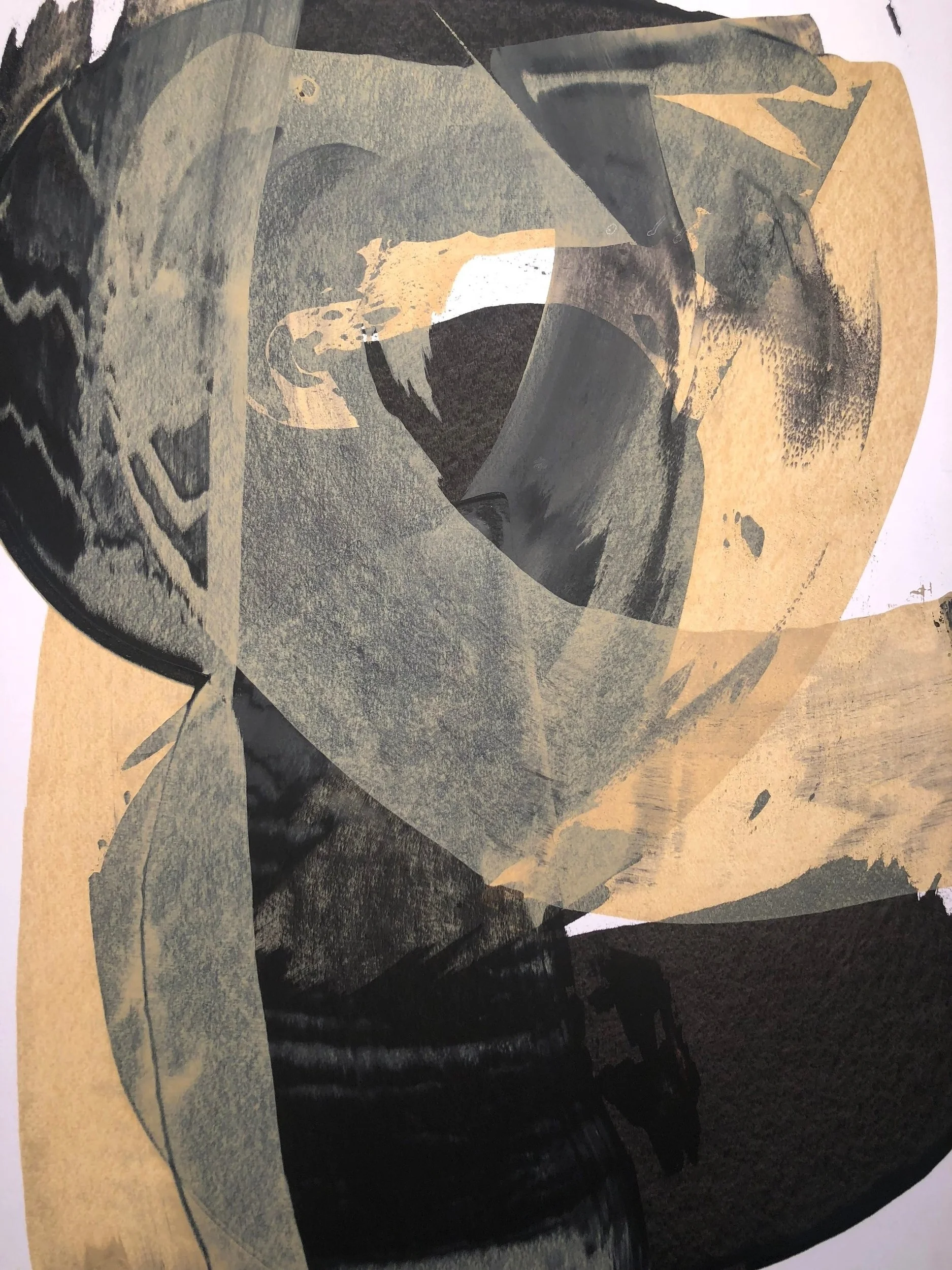 Kumulipo  8 (2019)   acrylic on watercolor paper 16 x 20 