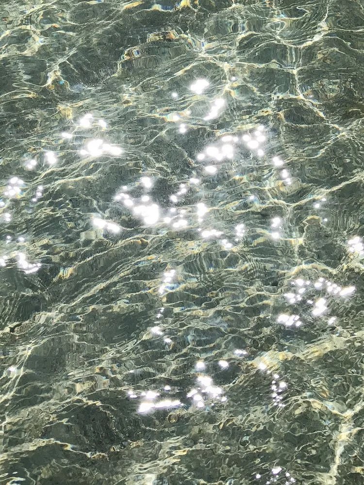 sunlight on the water