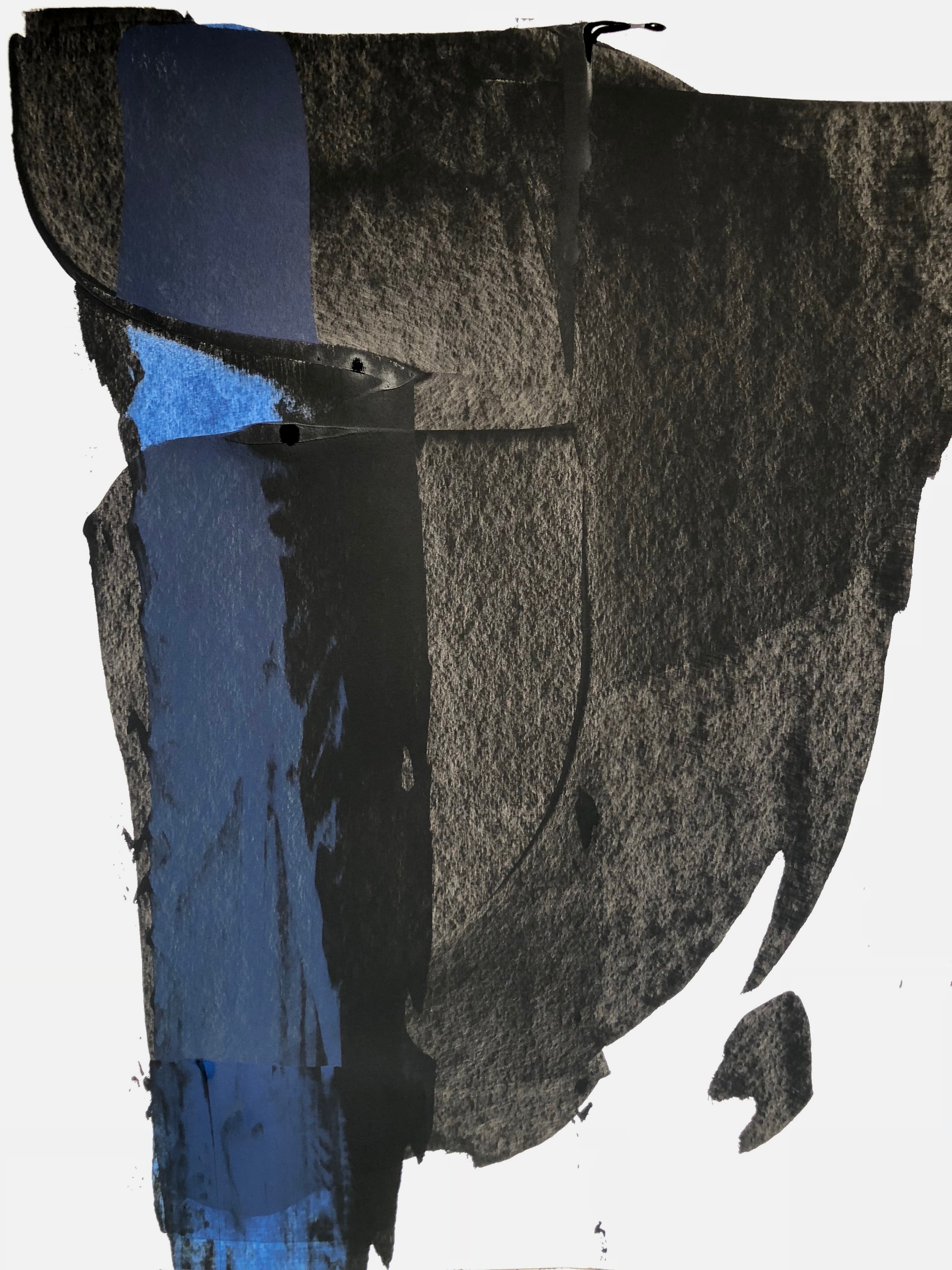 Kumulipo 17 (2019), acrylic on watercolor paper 16 x 20