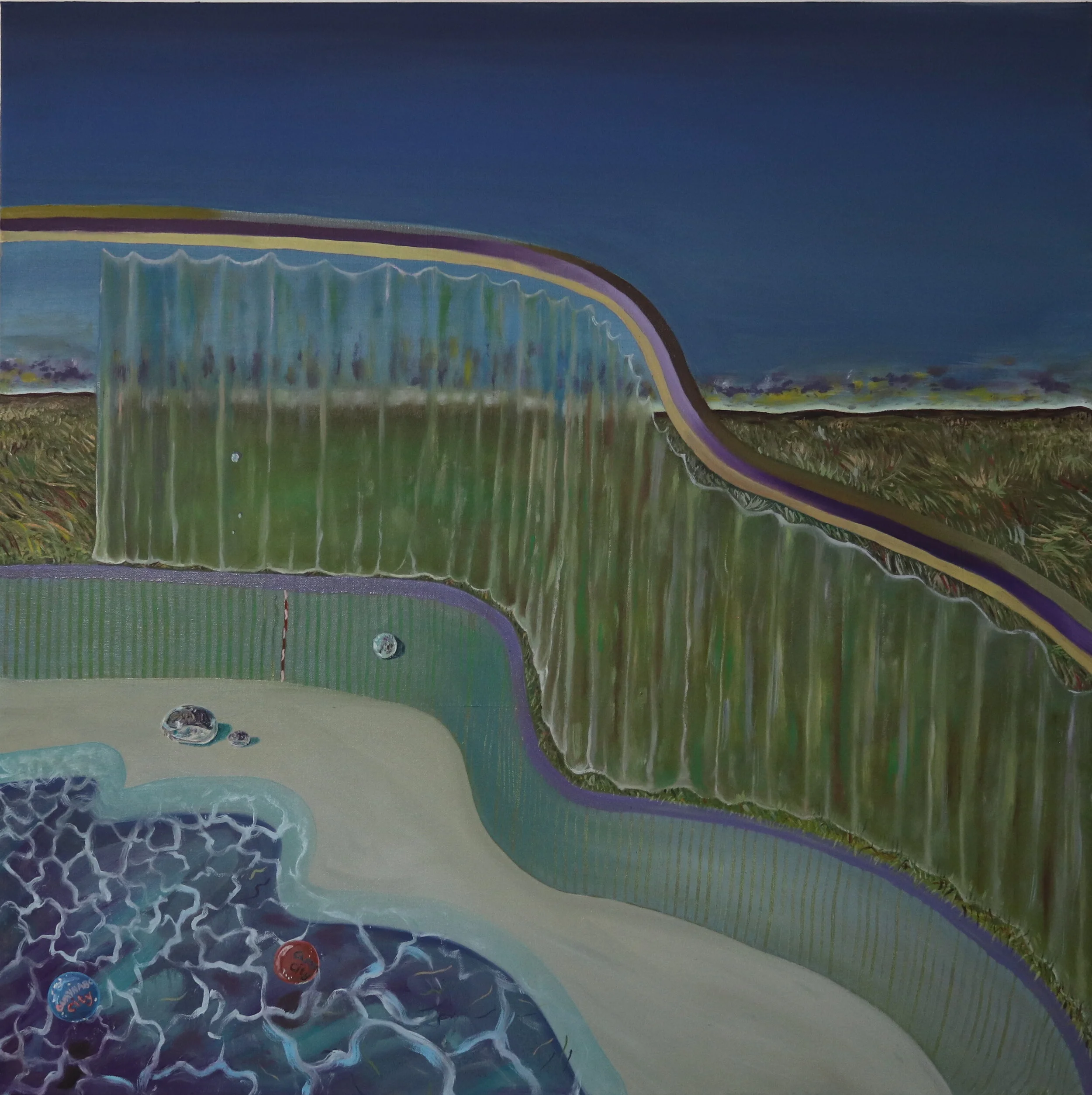 Guaynabo 2020 - 3x3ft - 2020 - oil on canvas