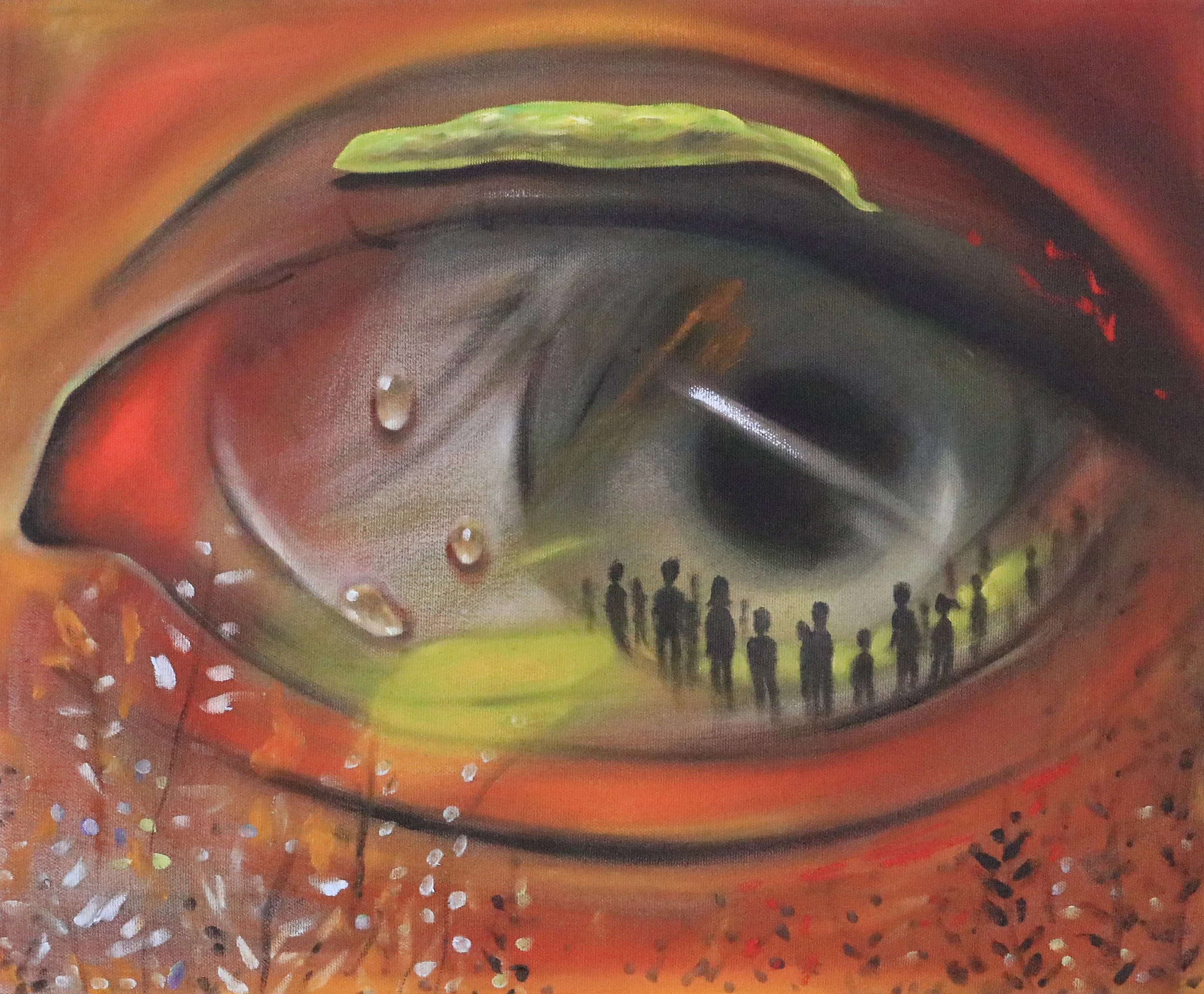 being seen, 24x20in, oil on canvas,2026.jpg