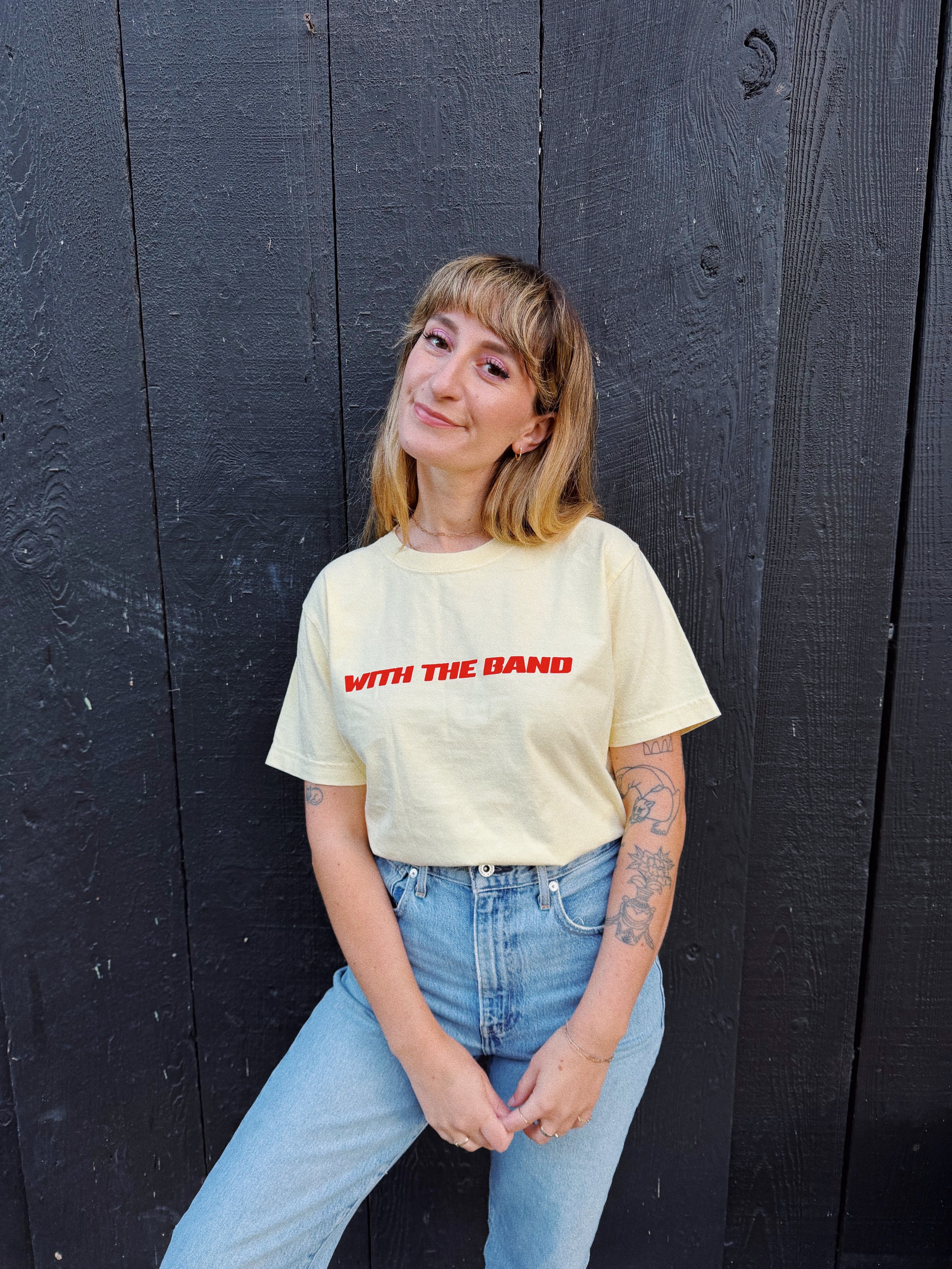 WITH THE BAND tee