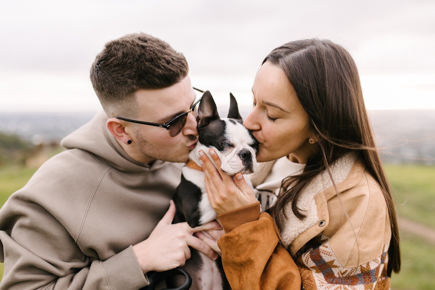 As if you even needed more of a reason, but be sure to give your pooch a smooch today, it's International Dog Day! ⁠
⁠
Leading by example are Maze with her doting Mum and Dad 💕 @maze_the_boston⁠
⁠
______________________________⁠
#houndinhand #boston