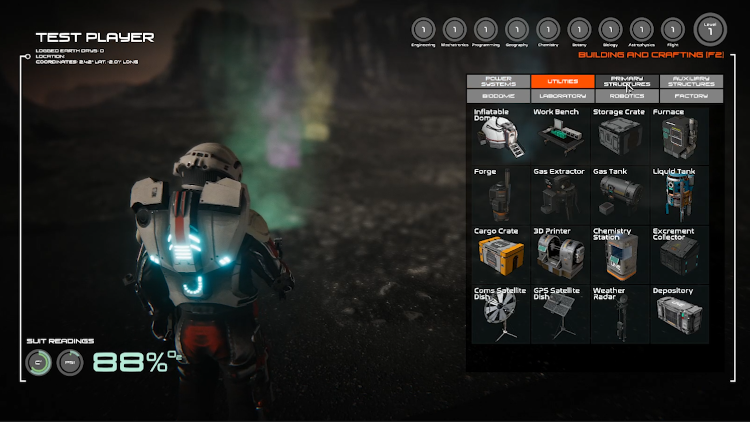 More build tab categories better fit all the new utilities, structures, and buildable equipment.