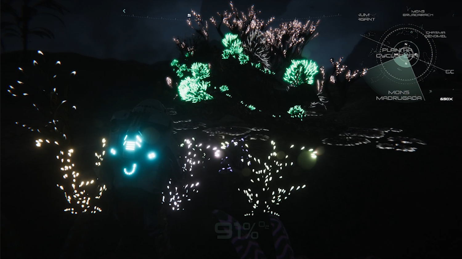 Added 6/24/19 - Biolinescense shaders added to plants.