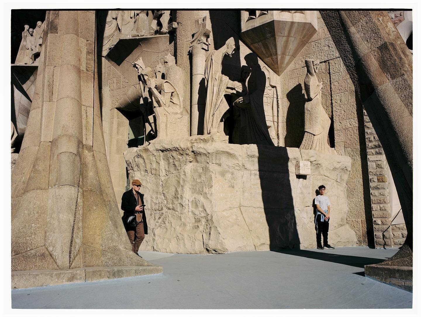 Gaud&iacute;&rsquo;s Sagrada Familia, Barcelona #120film #portra400