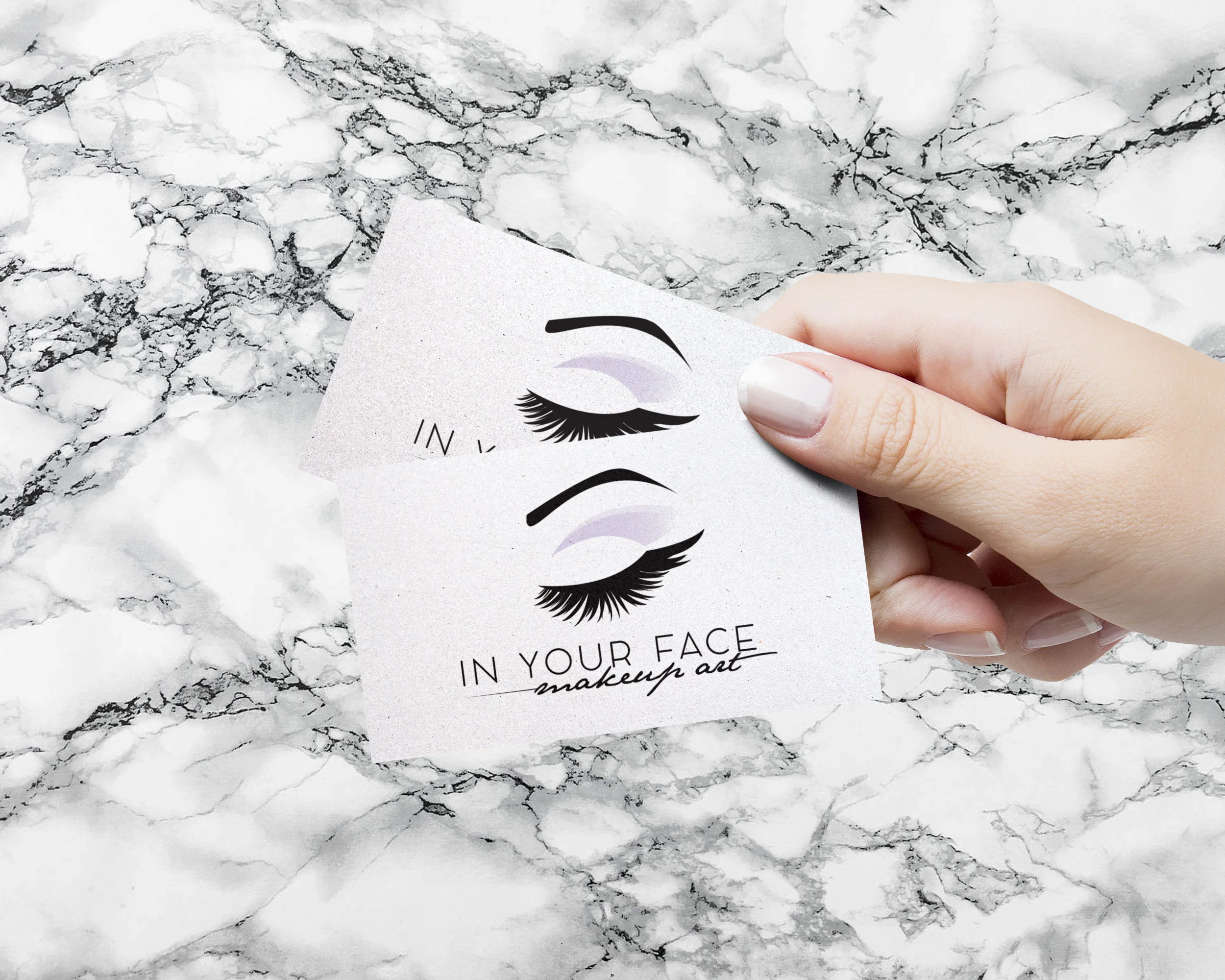 In Your Face Makeup Art Branding
