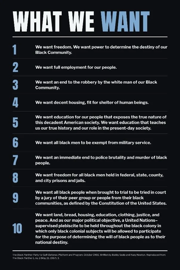 What We Want