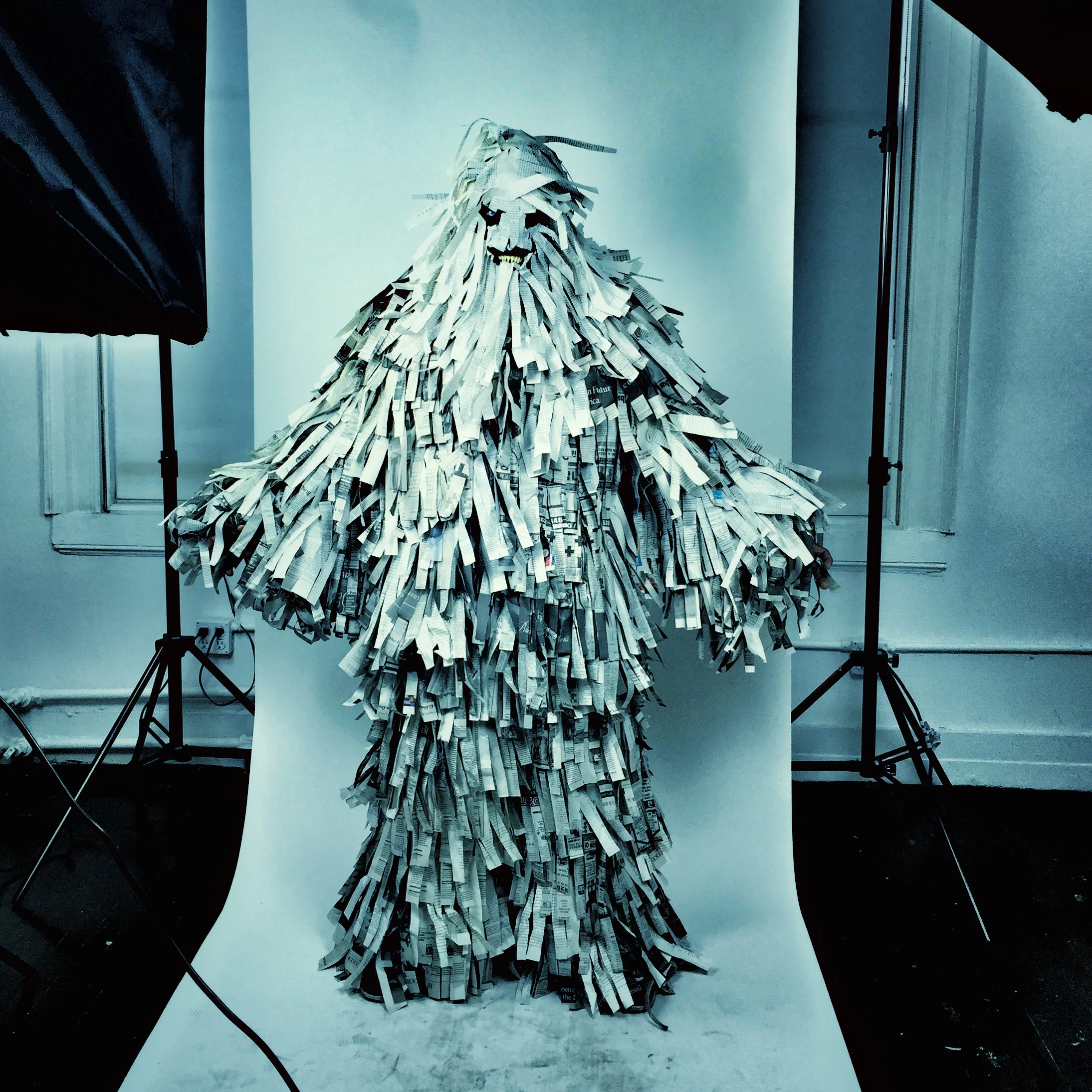  I designed and created the hero costume in the film. 