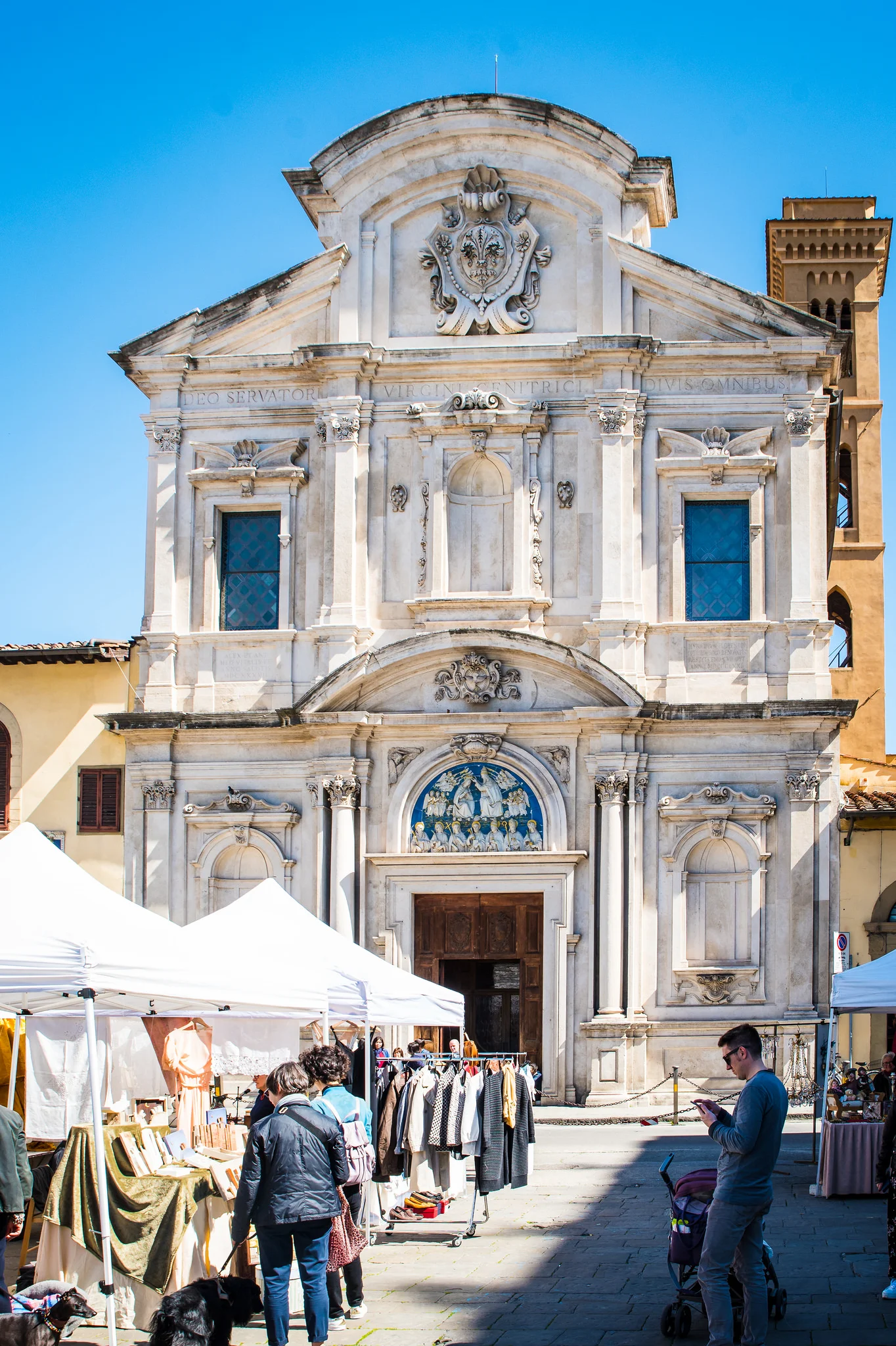 The Baroque exterior of Ognissanti