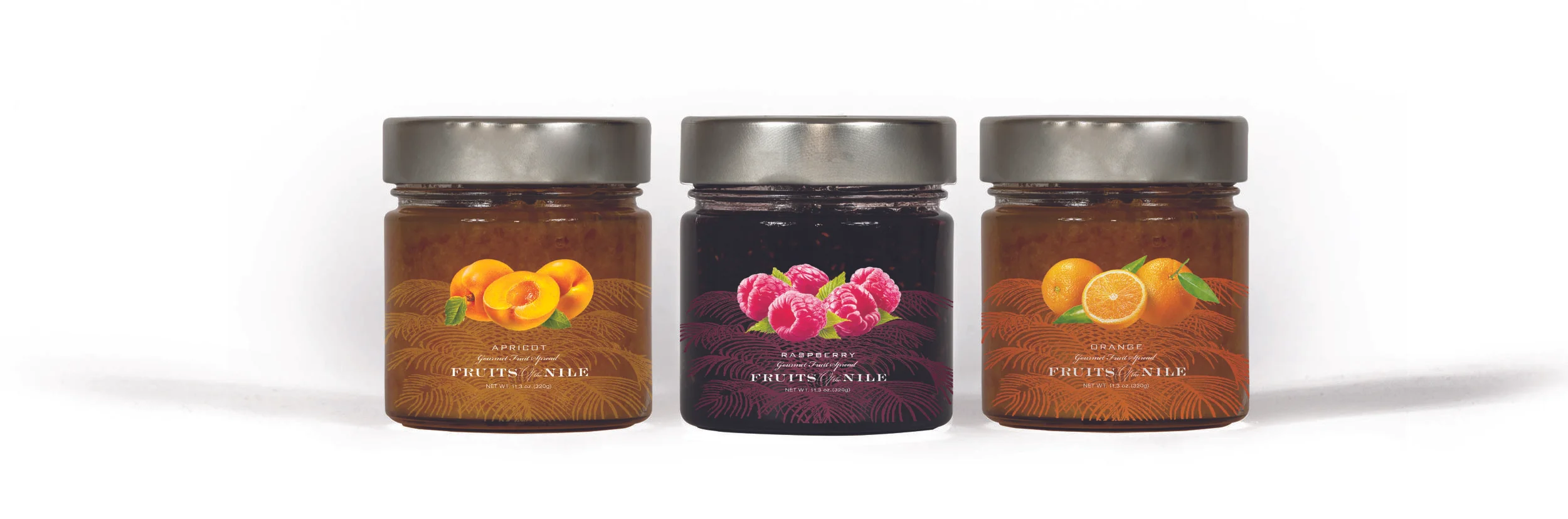  Created logo and packaging for best selling nectars from Egypt.  
