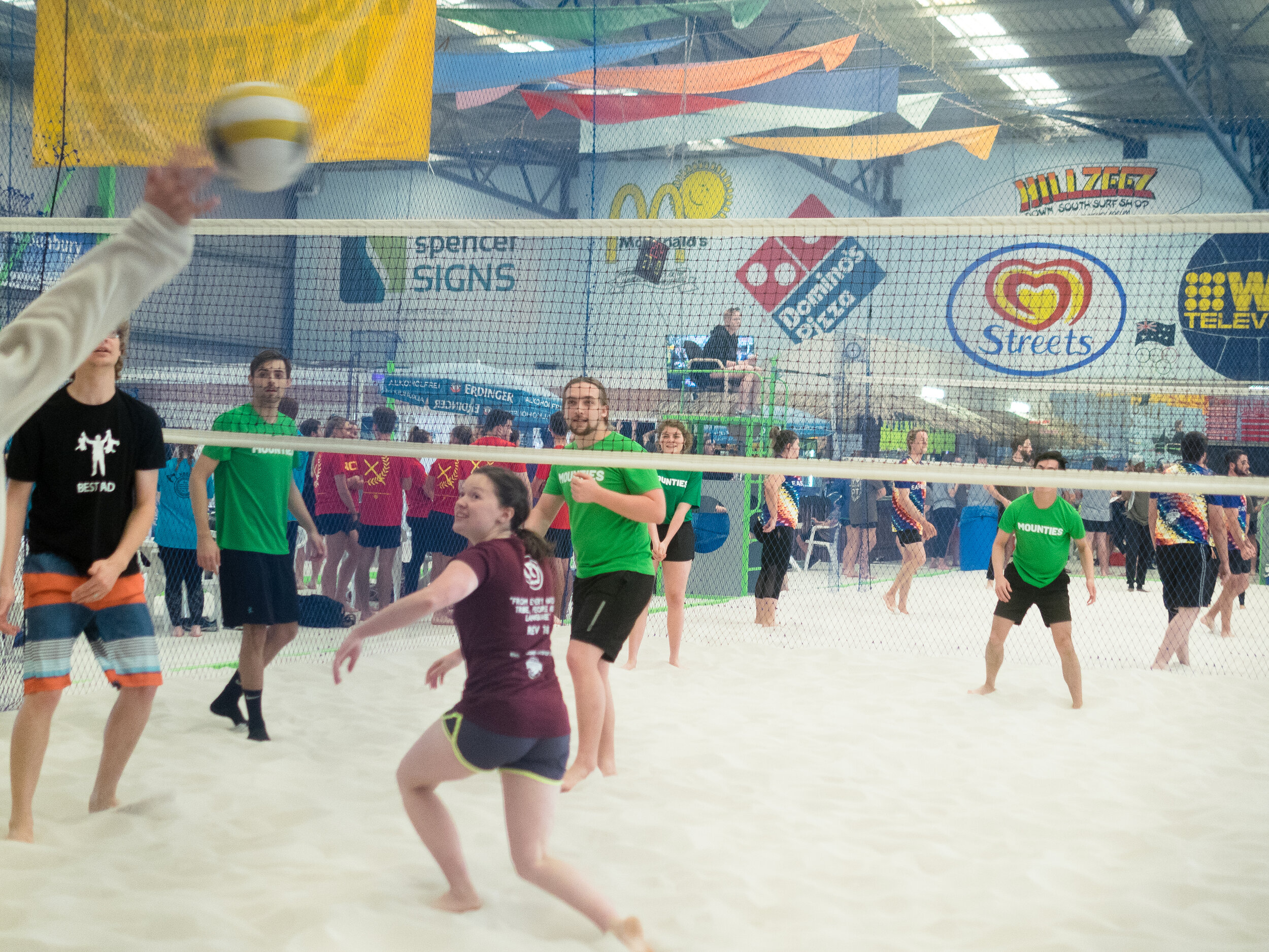 Indoor Beach Volleyball