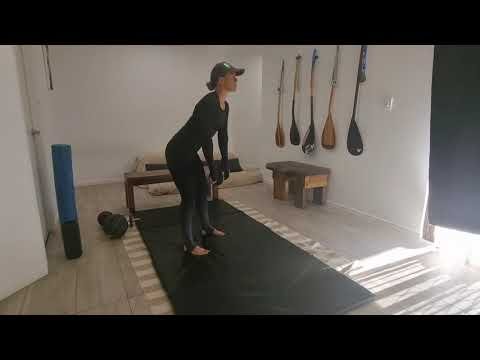 WEIGHTED STRAIGHT LEG DEAD LIFTS