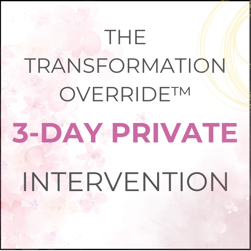 THE TRANSFORMATION OVERRIDE™