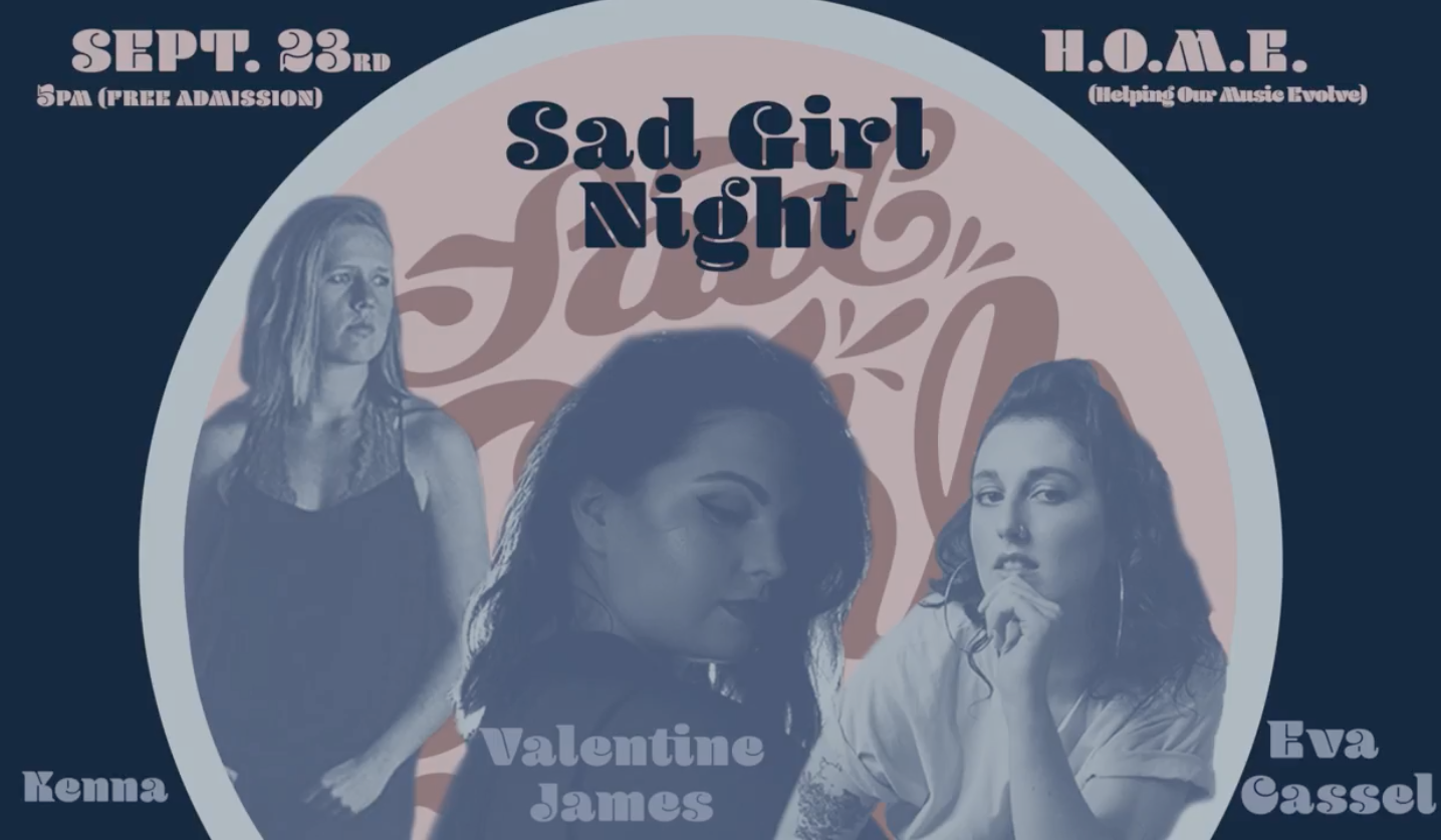 ***FREE SHOW*** Come out to the first Sad Girl Night at Helping Our Music Evolve - HOME and celebrate the beauty, vulnerability, and power of some of Nashville's most talented ladies.