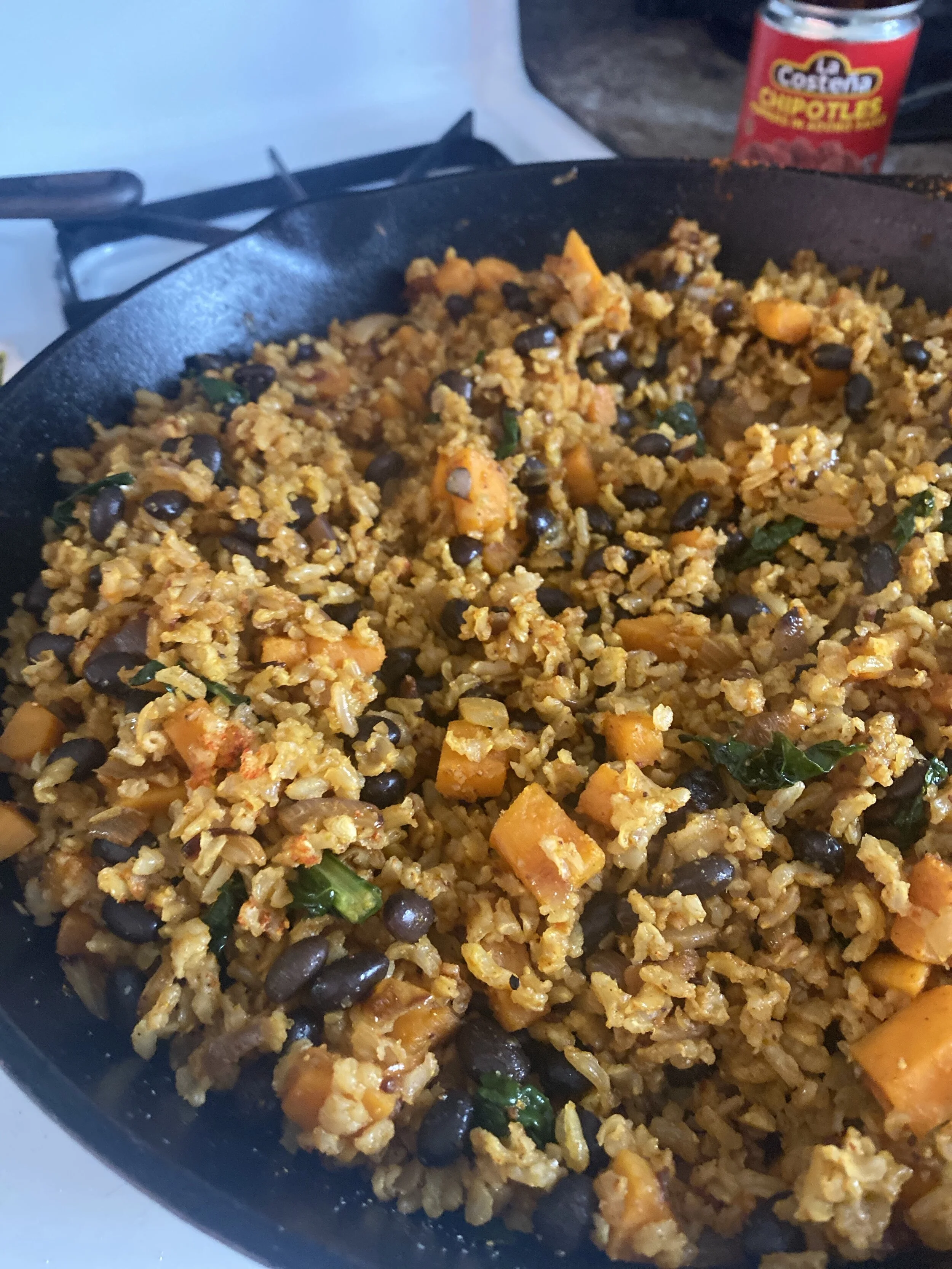 Sweet &amp; Spicy Sweet Potato Rice 