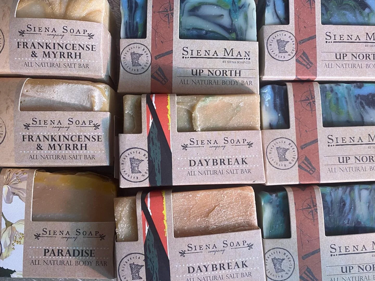 I love clean and natural soaps with natural ingredients. Sustainable makes my heart happy and I cannot speak highly enough about these soaps from @sienasoapco They smell SO good. My favorite is the Up North- it&rsquo;s a really crisp and clean scent 