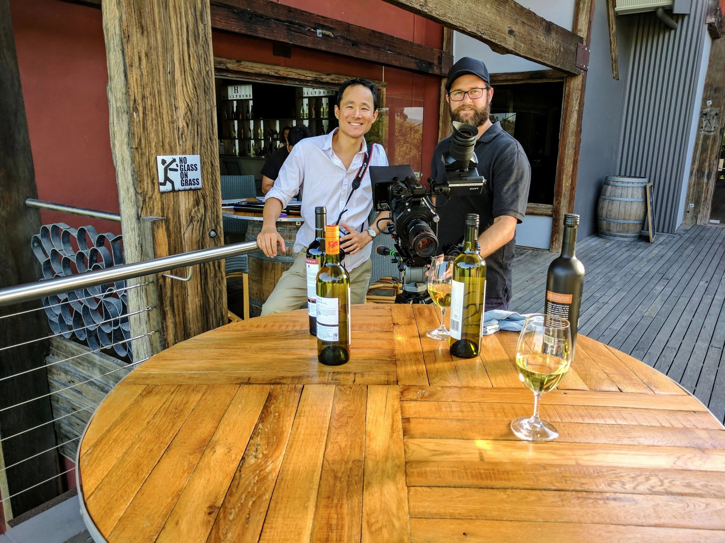 Shooting on location in Upper Hunter Valley with Adam Sharman