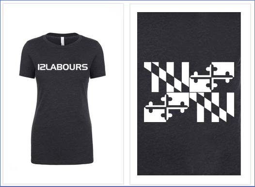 12 LABOURS “BASIC” WOMEN’S TEE - CHARCOAL