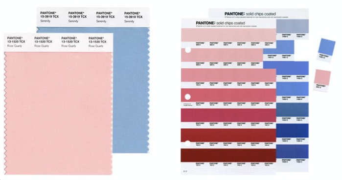 Serenity and Rose Quartz - Colour of the year 2016