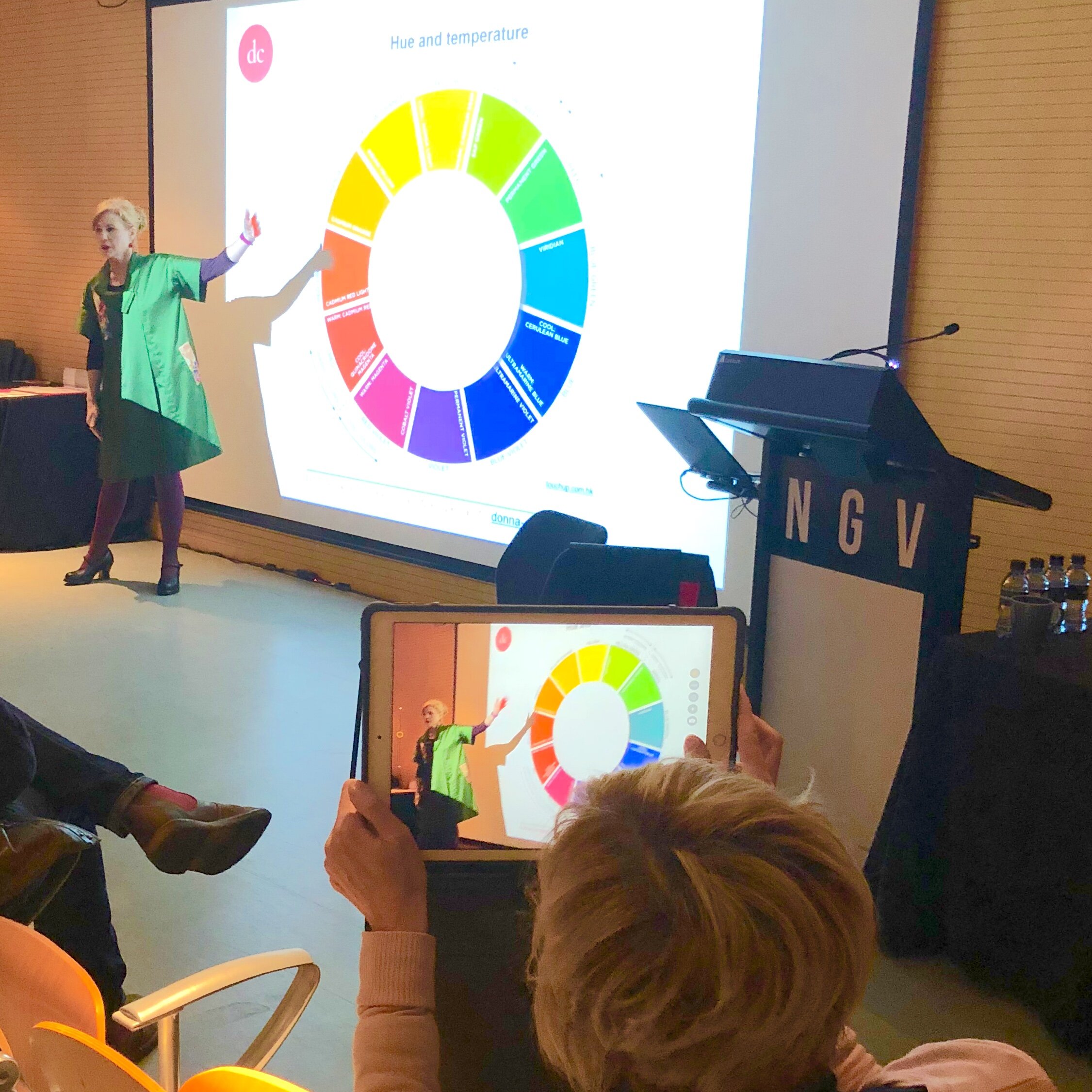 Teaching colour at NGV