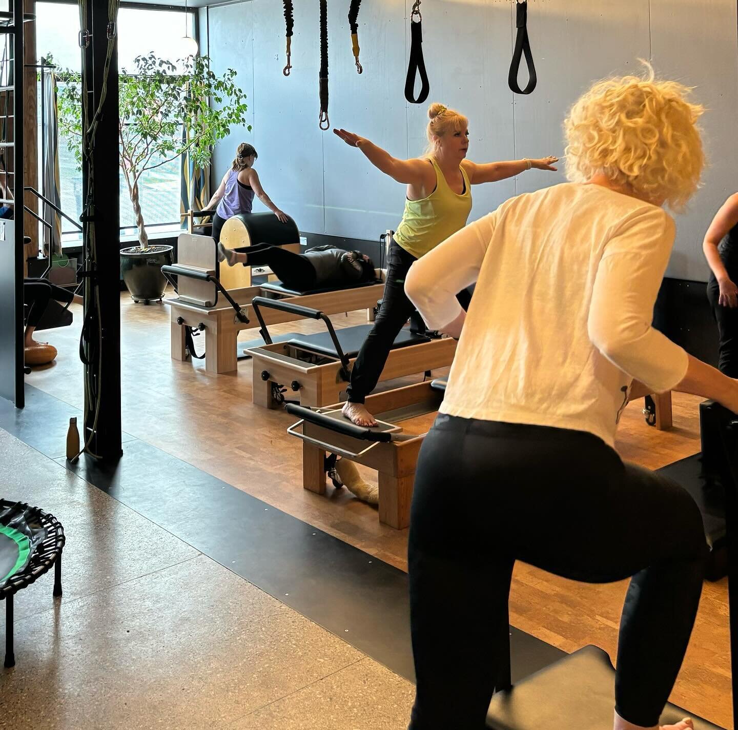 The first floor studio has been open for ten months and it is really bustling along. Part of the reopening plan was to create a class that allowed participants to use various machines, take some responsibility for remembering movement and goals, and 