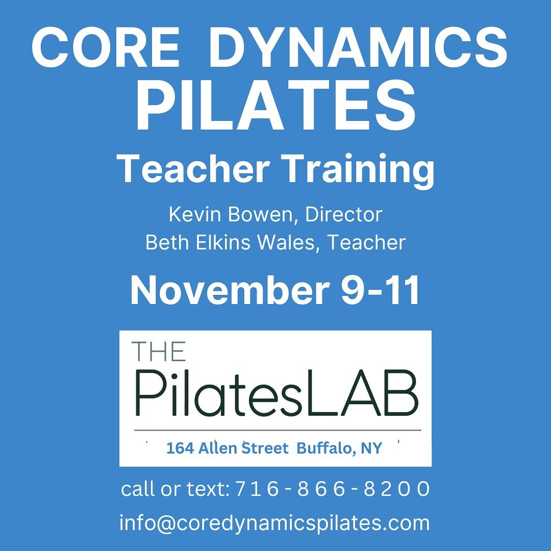 INTERESTED in BEING a PILATES TEACHER? 

I&rsquo;m excited to announce we are resuming our Core Dynamics Pilates Teacher Training at The Pilates LAB. 

Link in bio. 
Reach out if you have any questions!