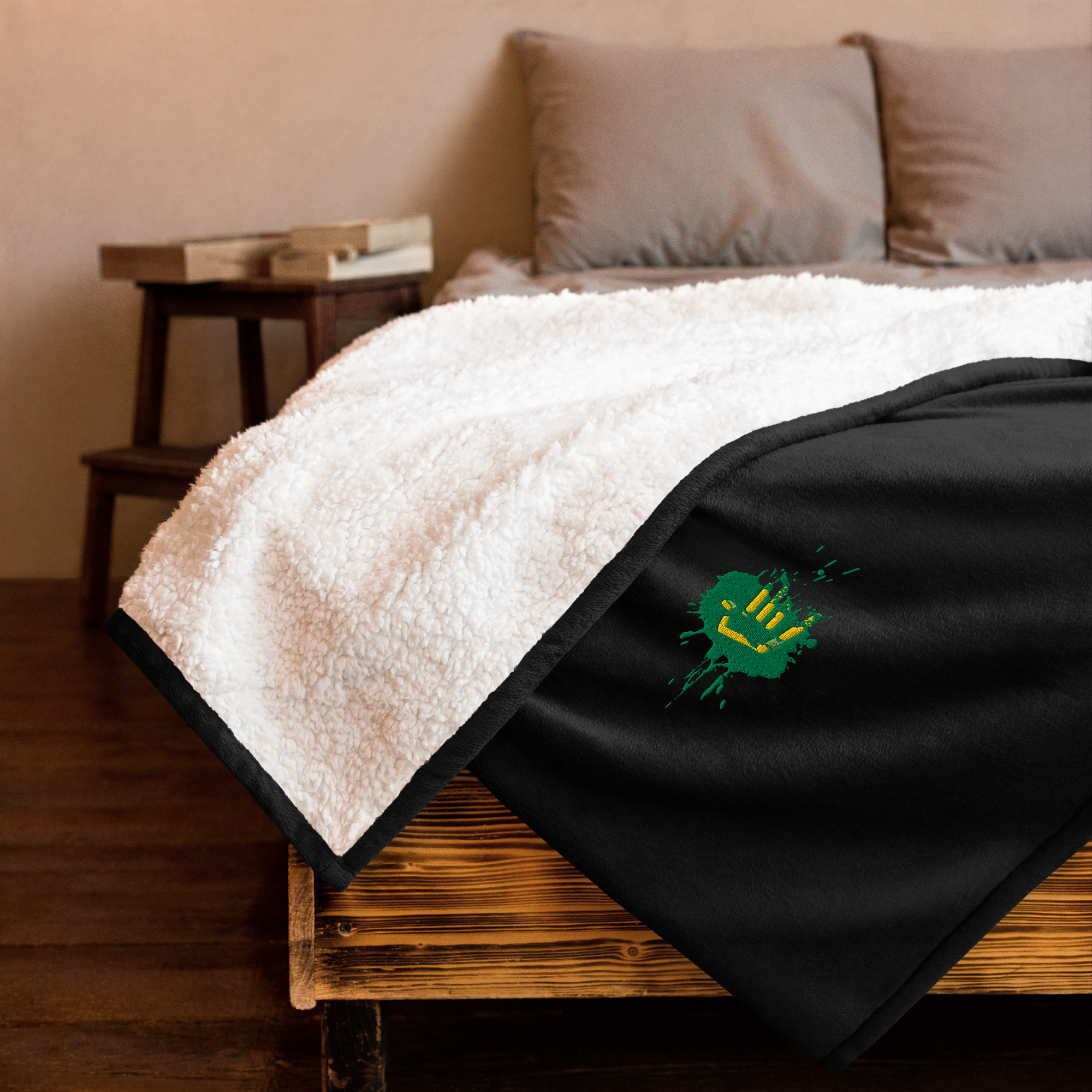 embroidered-premium-sherpa-blanket-black-front-6a2b26e302efd.png