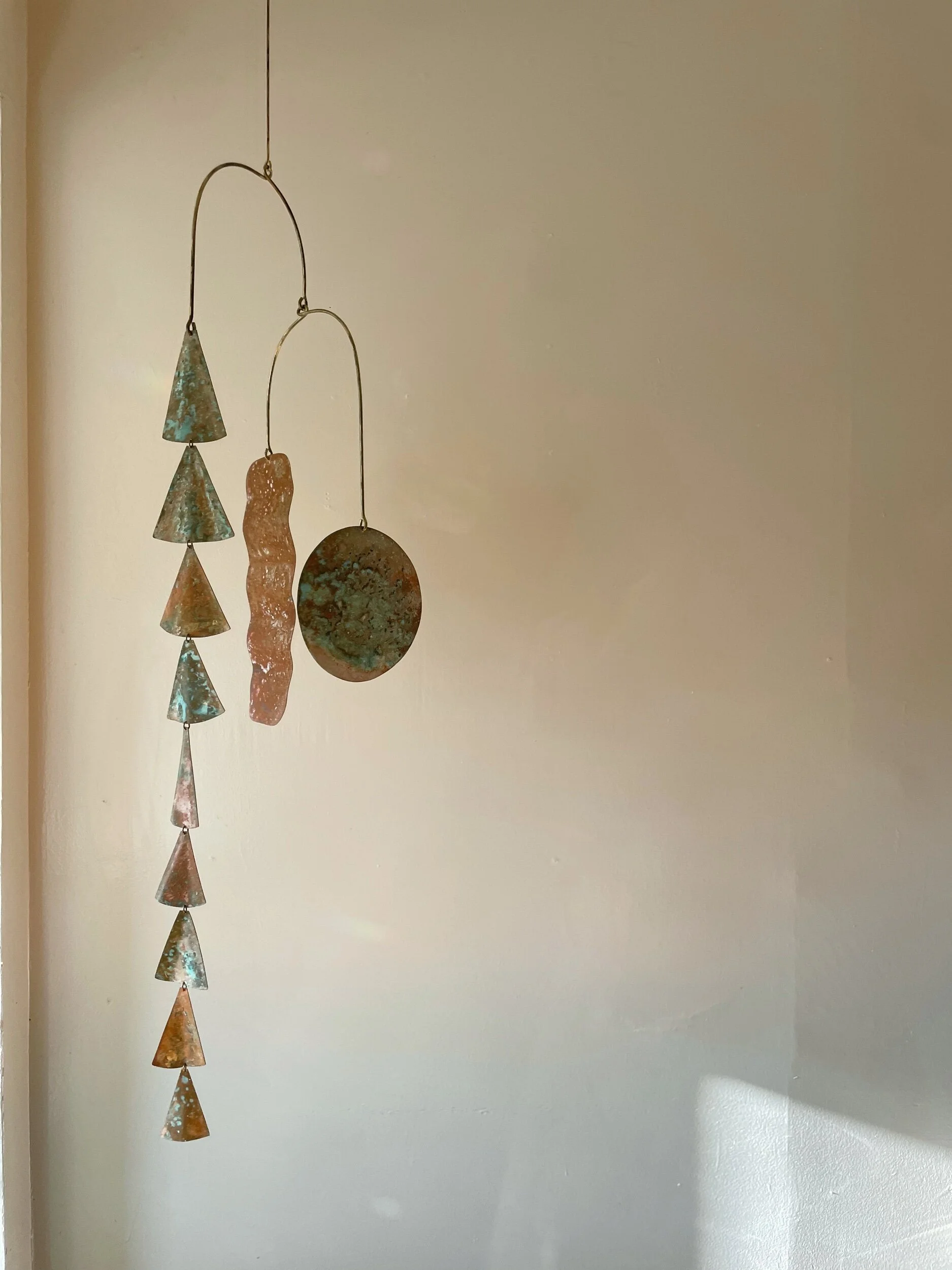 “Rust” and Verdigris Kinetic Sculpture