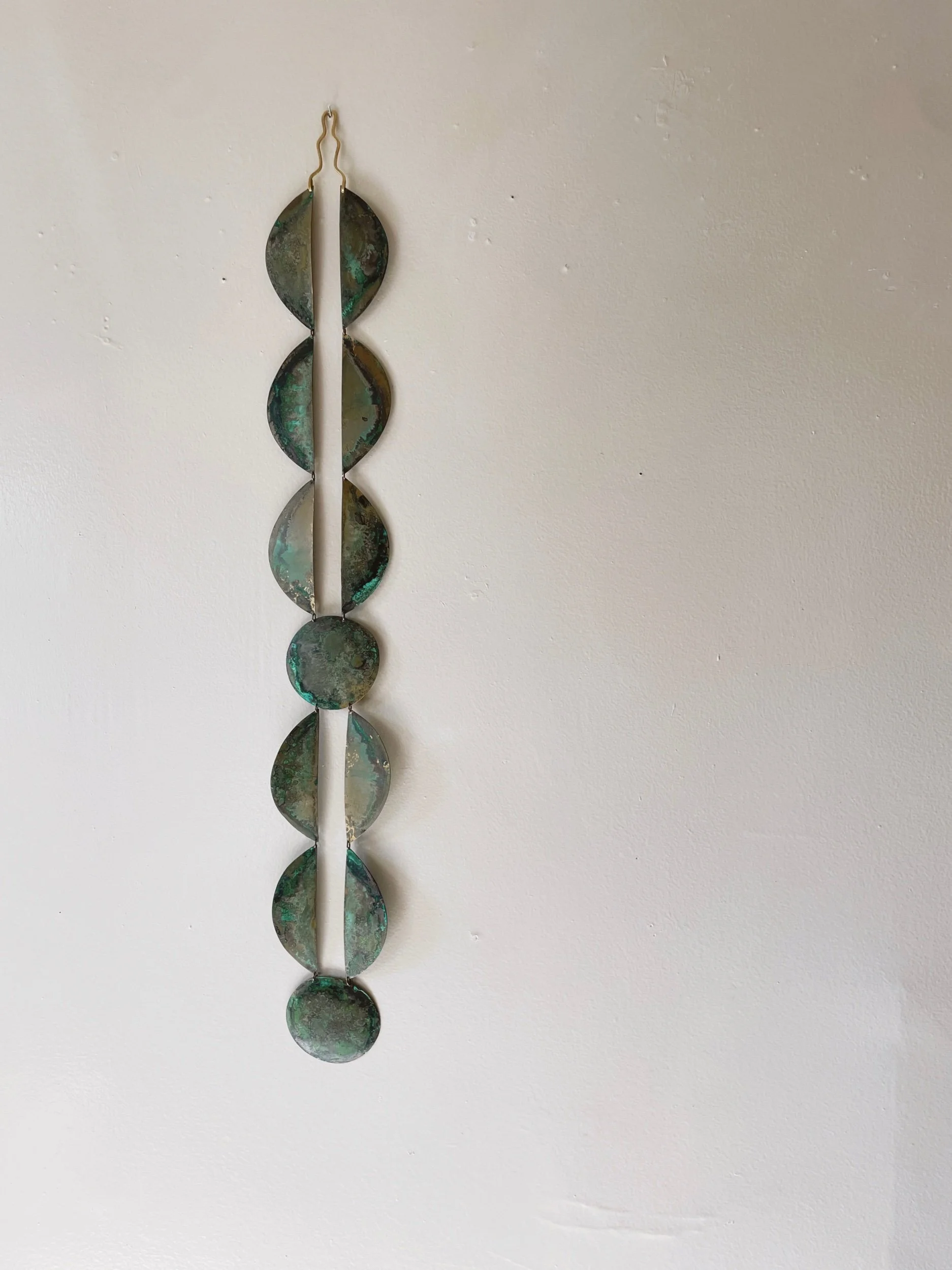 Darkened Verdigris Wall Hanging no. 1