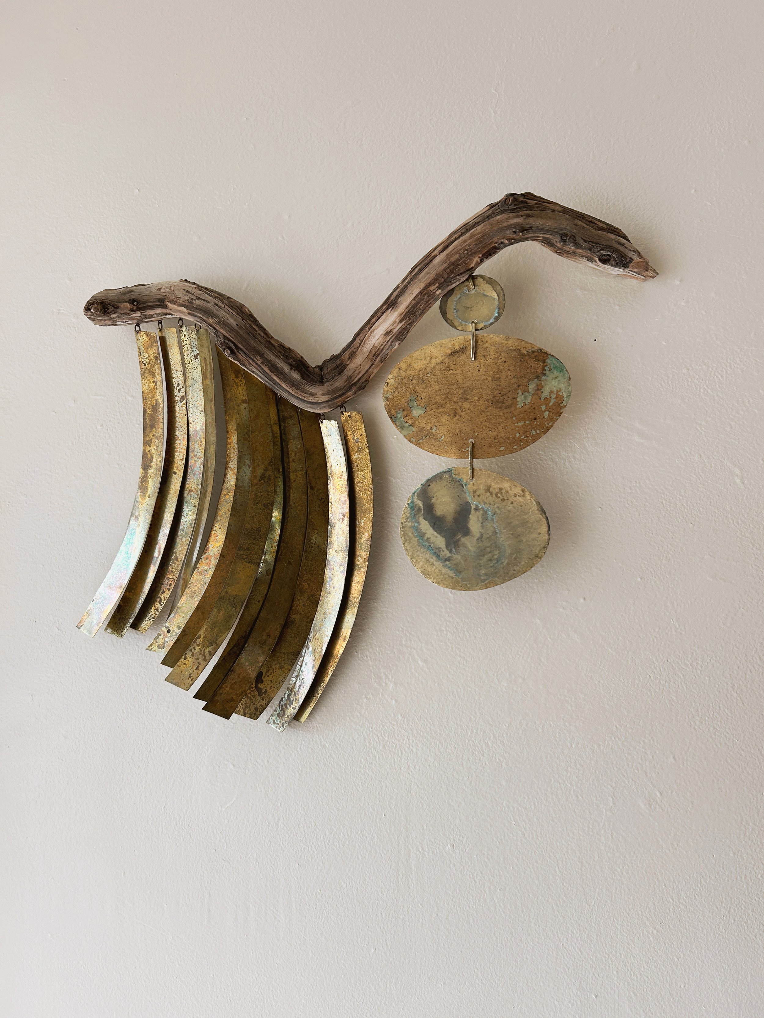Driftwood + Metal Wall Sculpture no. 449