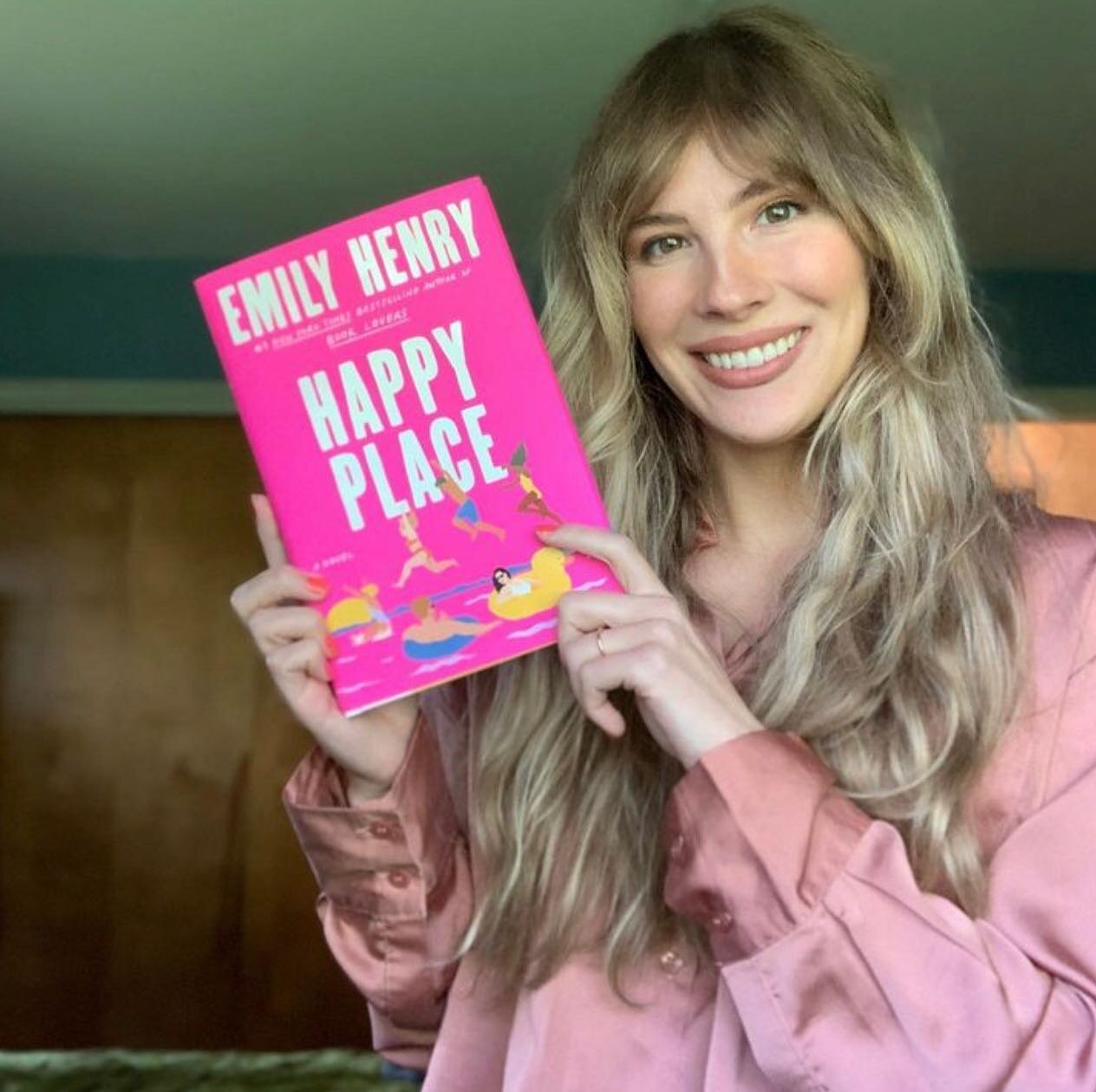 New month = New Book Club Pick!! We're excited to announce our May Book Club Pick will be Happy Place by Emily Henry! We can't wait to discuss this book on May 31, keep reading to learn more about it!

Harriet and Wyn have been the perfect couple sin