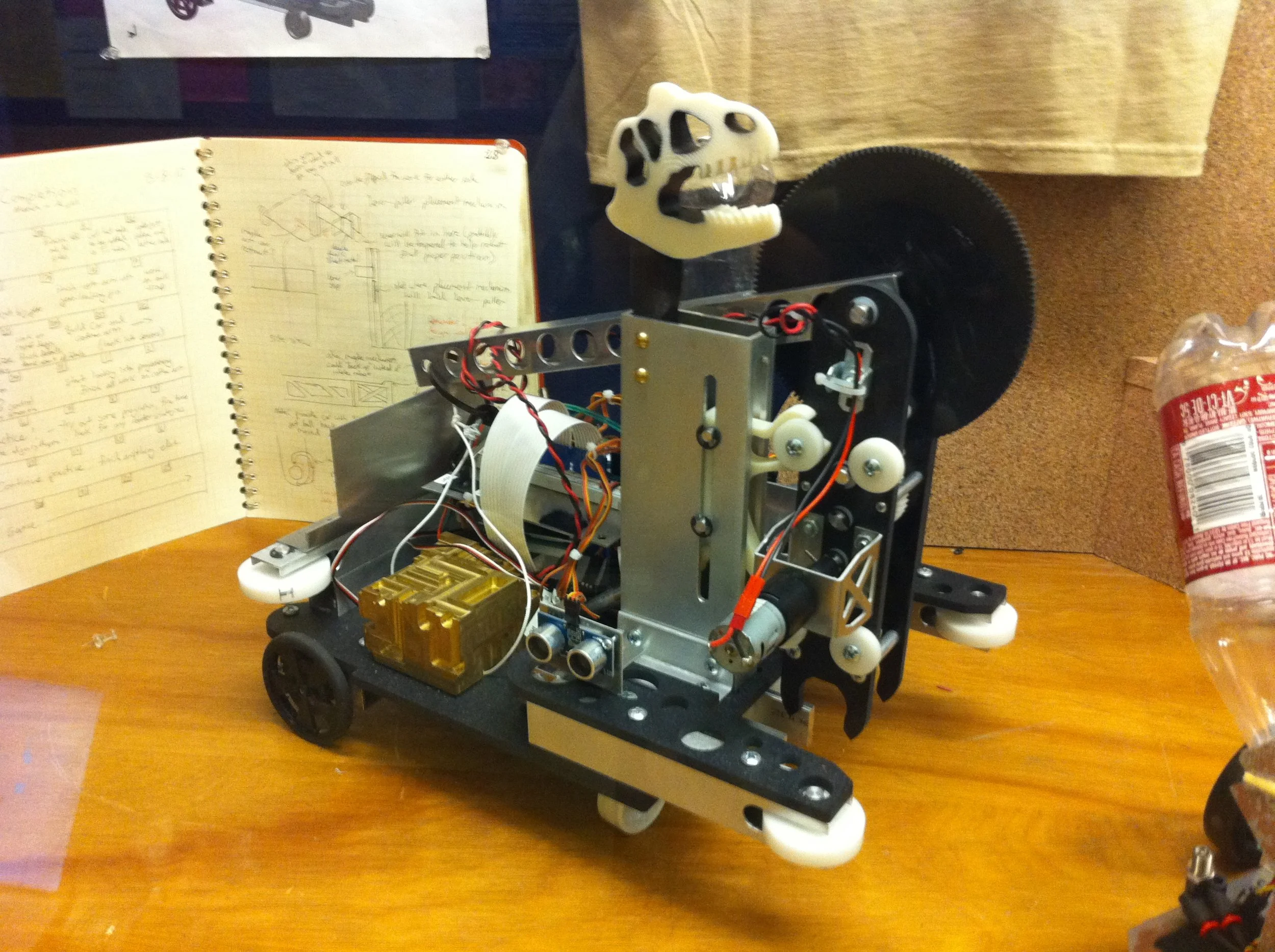  In 2010 I competed in the famous 2.007 robot competition class at MIT where every student is given a kit of materials and must build their own robot to compete on the competition field 