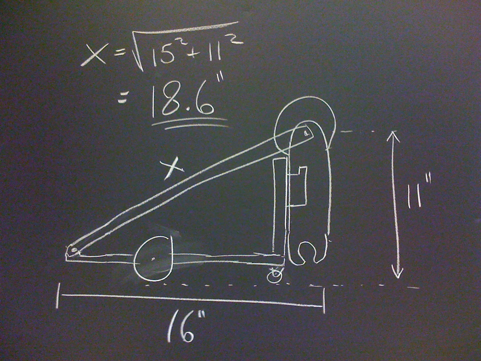  My robot was entirely designed around the mechanism that would be needed to pull the point multiplying lever 
